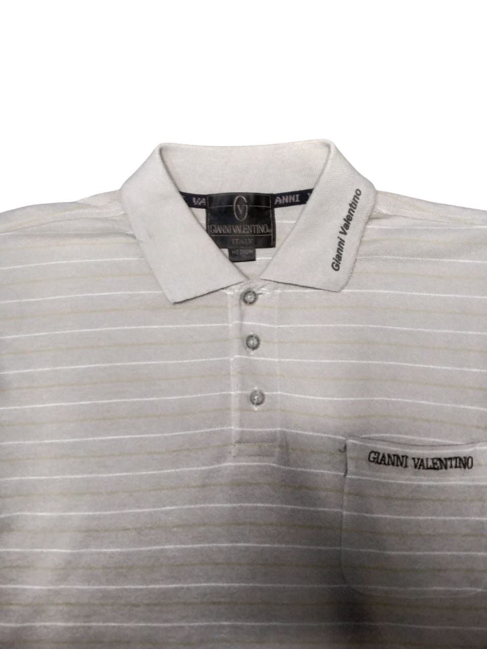 Gianni Valentino × Valentino × Vintage Vintage Gianni Valentino Polo Shirt Size US M / EU 48-50 / 2 - 2 Thumbnail