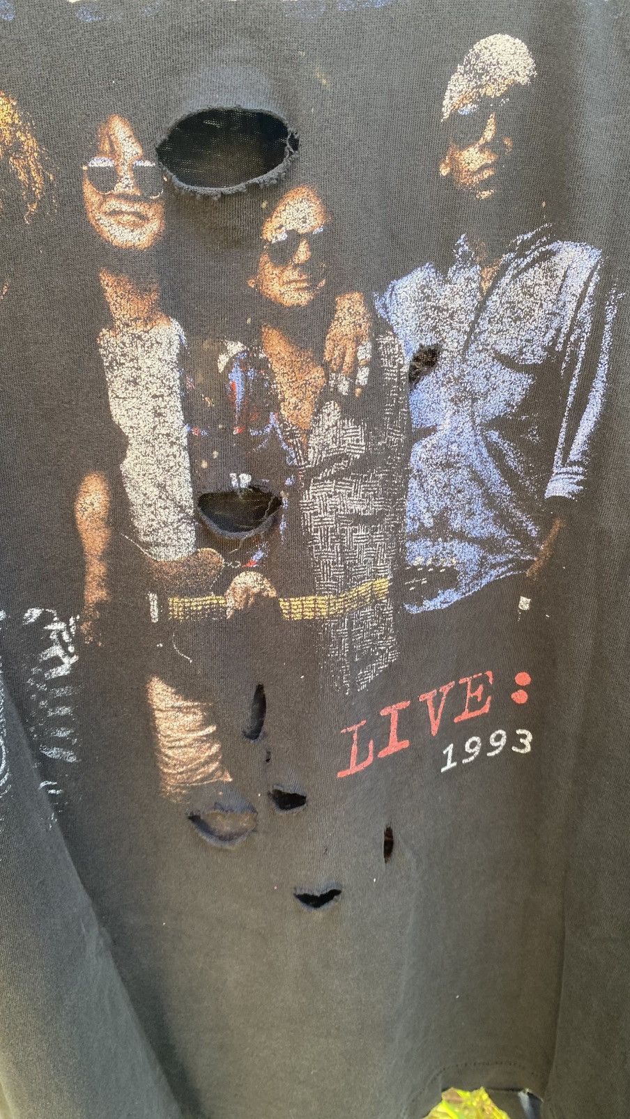 Band Tees Thrashed Vintage Van Halen World Tour Live 1993 Size US XL / EU 56 / 4 - 5 Thumbnail