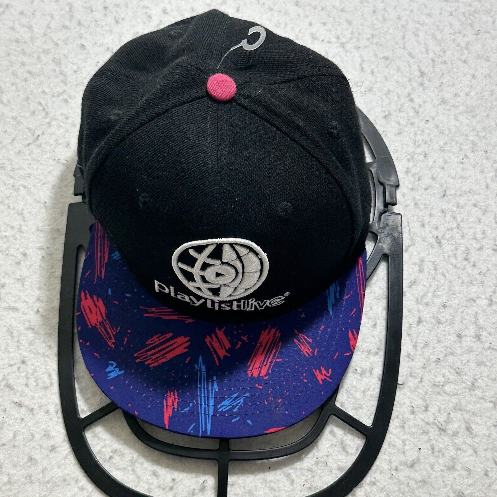 Other Playlist Live Black Embroidered Hat Baseball Cap Size ONE SIZE - 6 Thumbnail