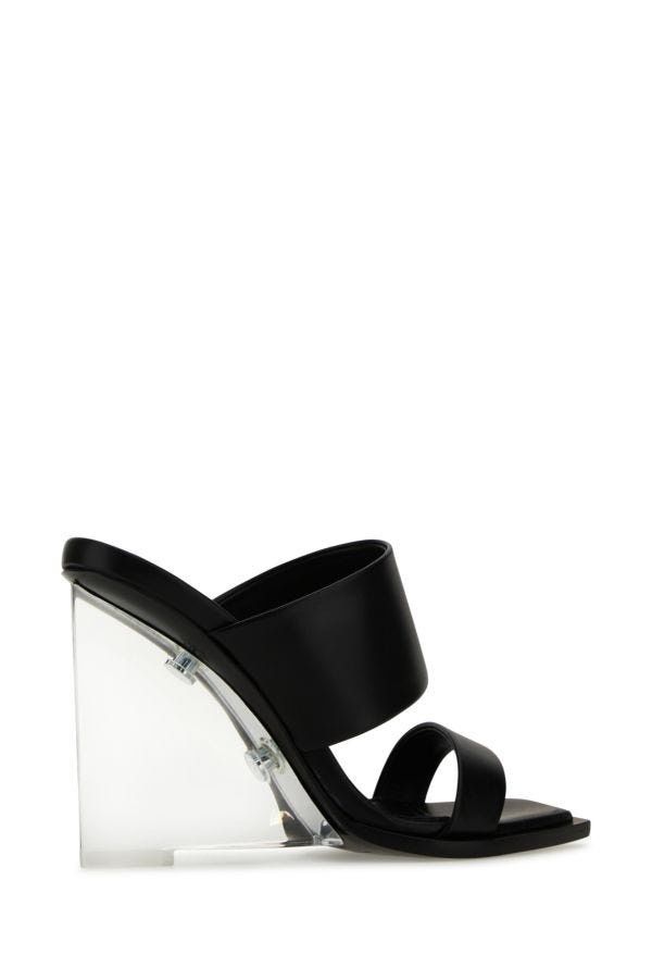 Alexander McQueen o1y0225 Sandals in Black Size US 10 / IT 40 - 3 Thumbnail