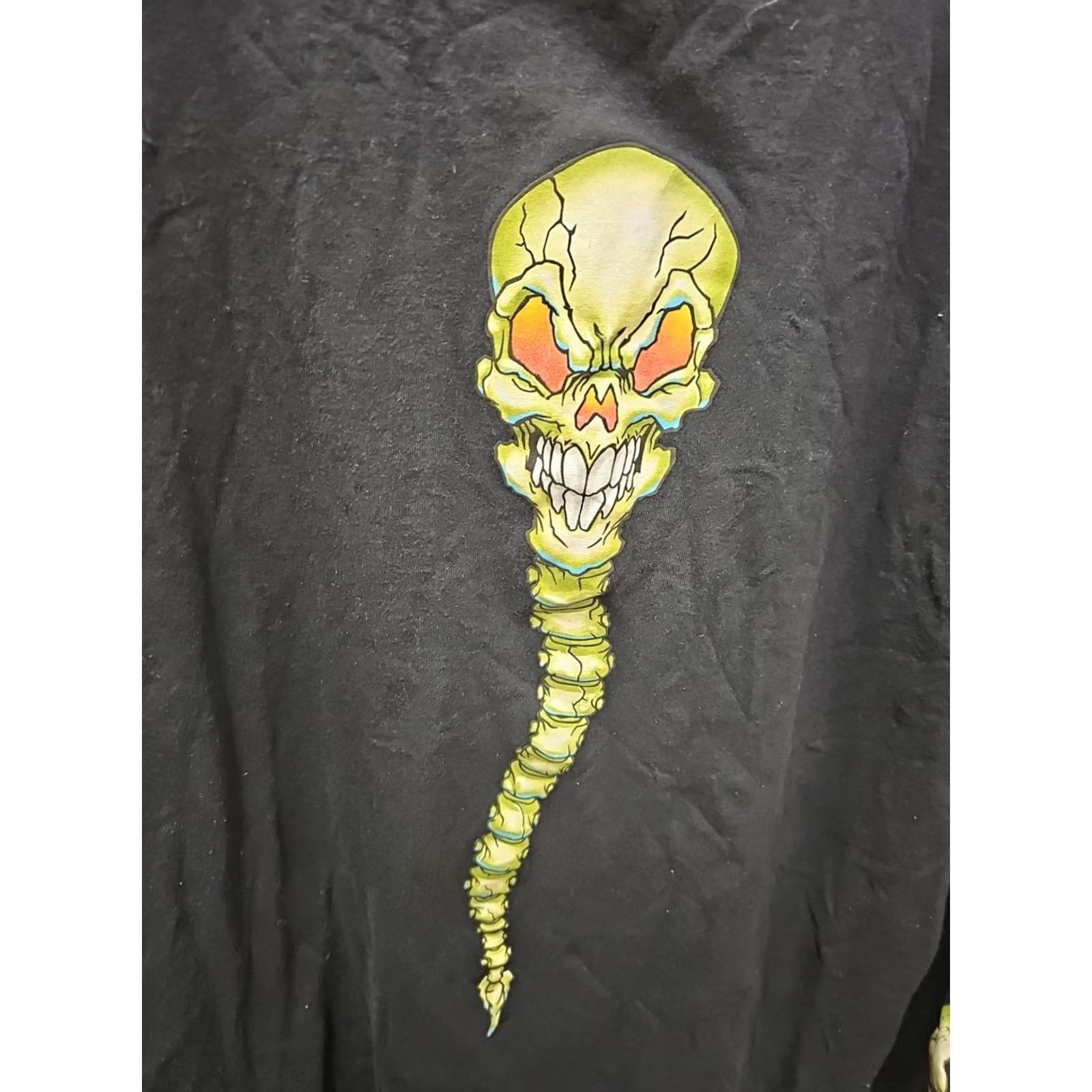 JNCO VINTAGE JNCO Shirt Black Skull Tee L Adult Men Size US L / EU 52-54 / 3 - 2 Thumbnail