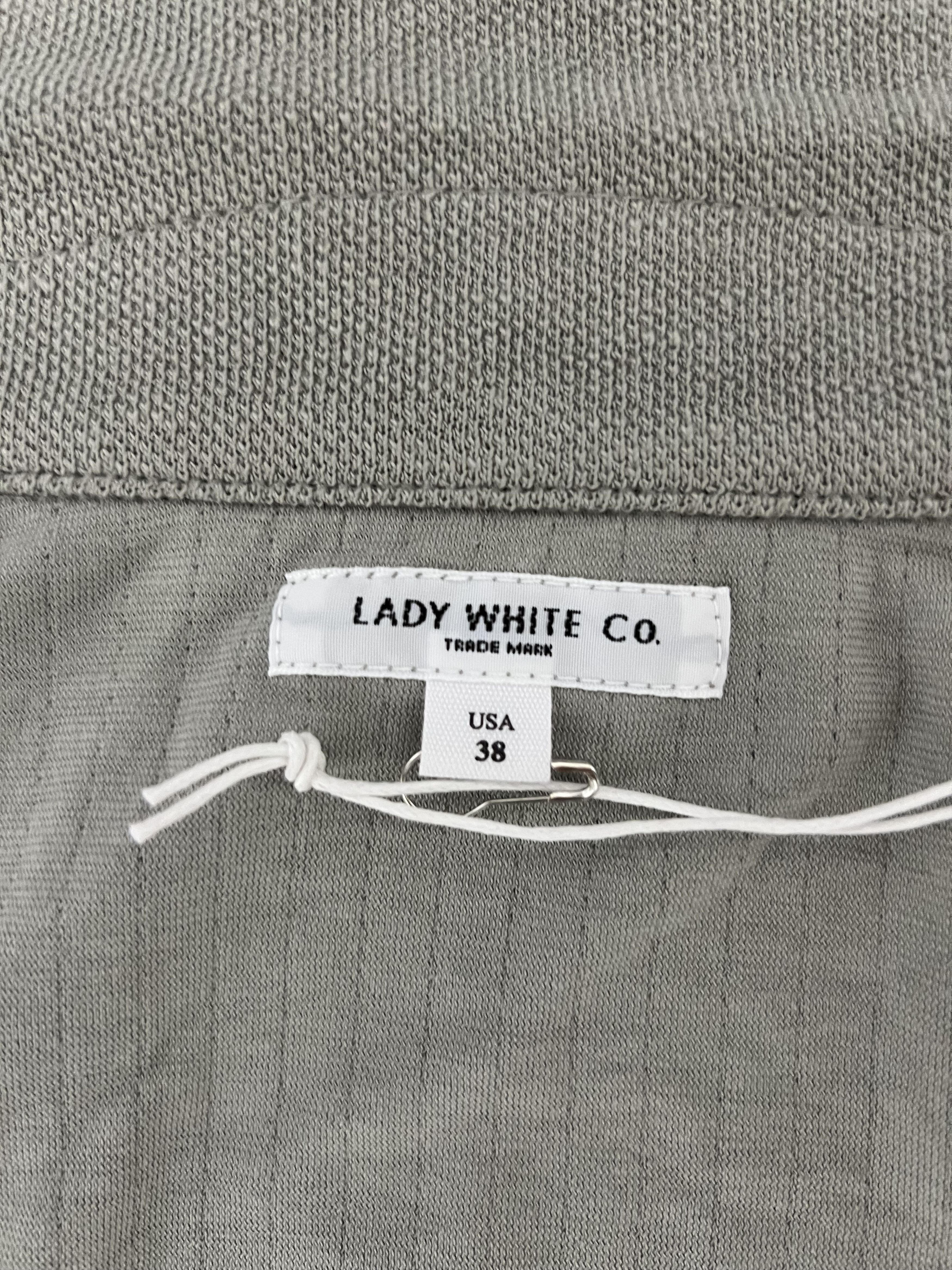 Lady White Co. 💚 Lady White Co. Double Knit Jacket Post Grey Medium NEW Size US M / EU 48-50 / 2 - 15 Thumbnail