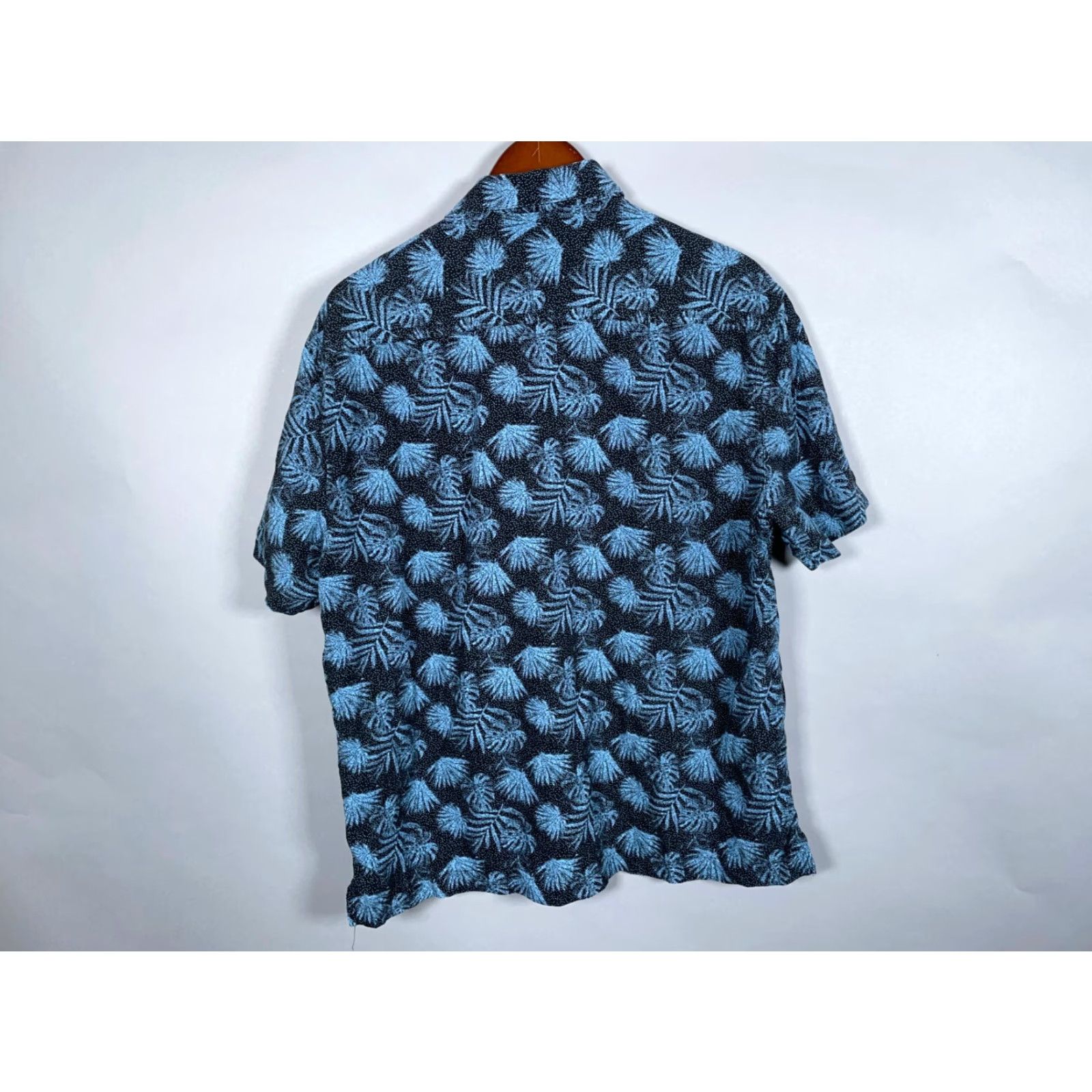 Nat Nast VINTAGE Nat Nast Palm Tree Shirt Adult Large Black Blue Geometric Hawaiian 90s Mens Shirt Size US L / EU 52-54 / 3 - 3 Thumbnail