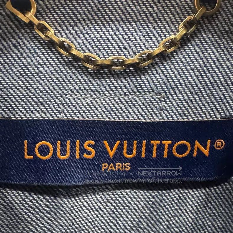 Louis Vuitton Louis Vuitton Blue rendered water ripple denim short sleev Size US M / EU 48-50 / 2 - 3 Thumbnail