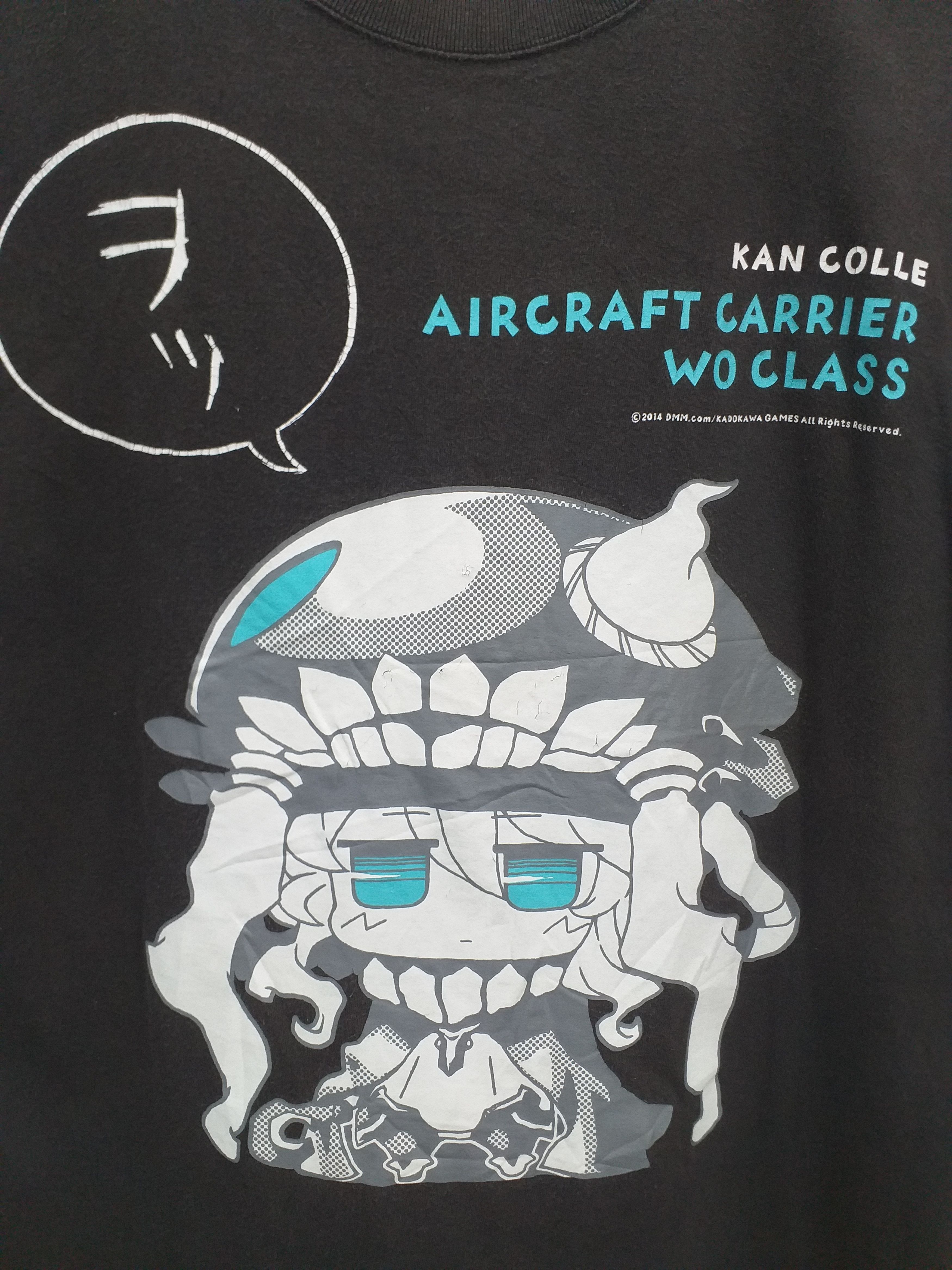 Anime Vintage Kancolle Aircraft Carrier Wo Class Large Tee -C085 Size US L / EU 52-54 / 3 - 3 Thumbnail
