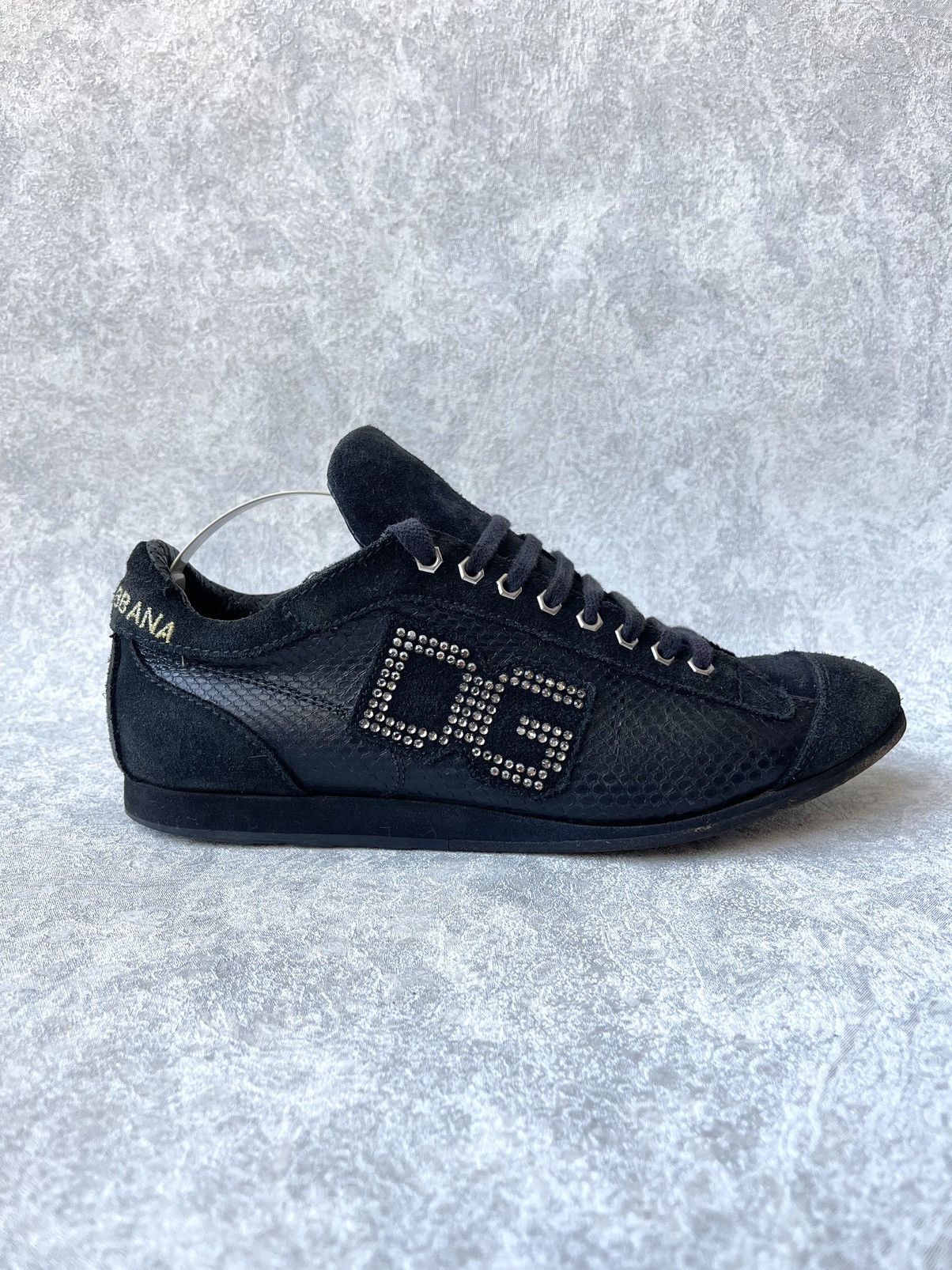 Dolce & Gabbana Vintage Dolce & Gabbana Archival Crystal DG Sneakers 37 Y2K Size US 7 / IT 37 - 3 Thumbnail