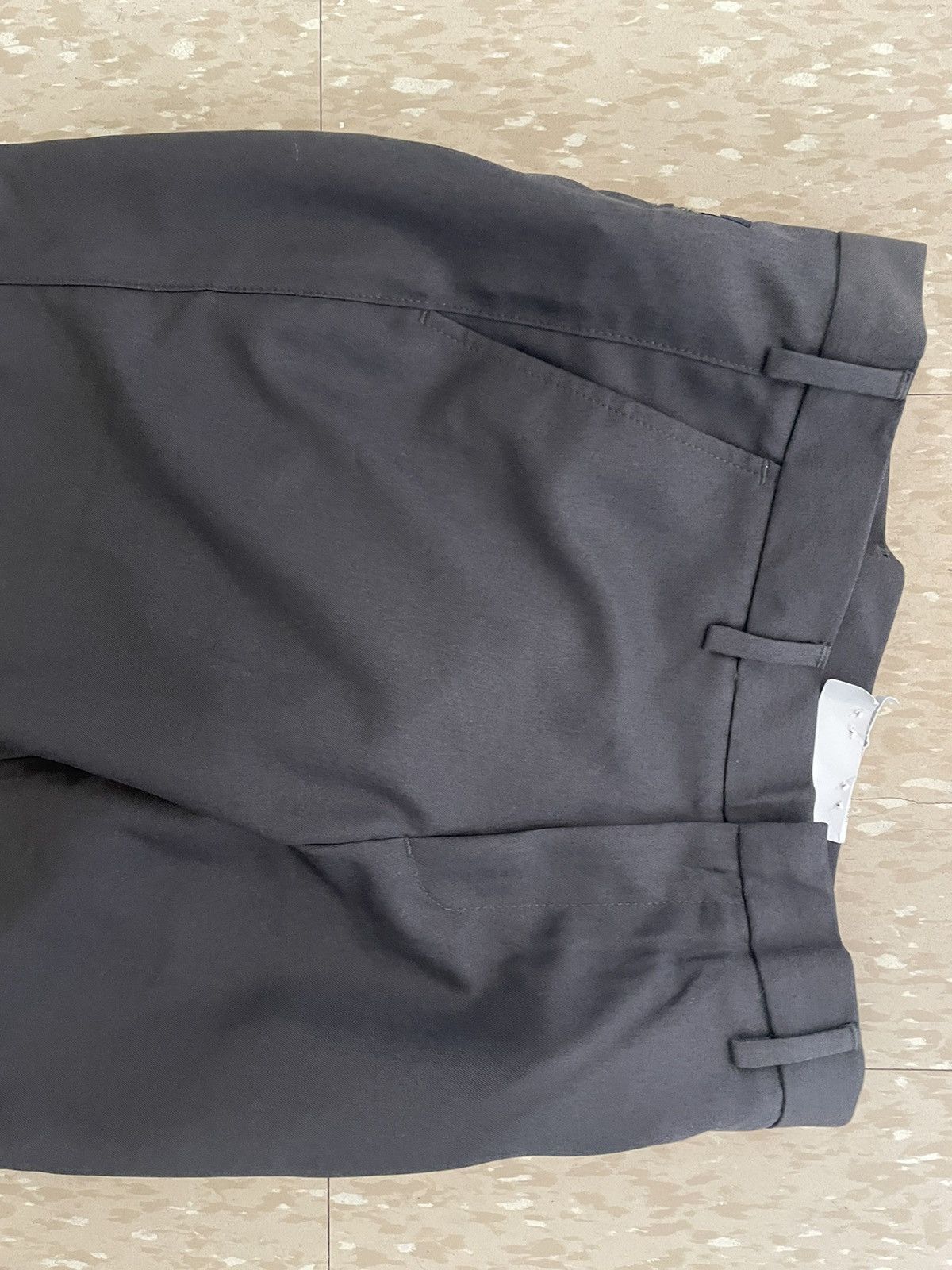 Designer Flynn O'Hara Uniform Men's Gray Pants relaxed fit SIze 33x Size US 33 - 3 Thumbnail