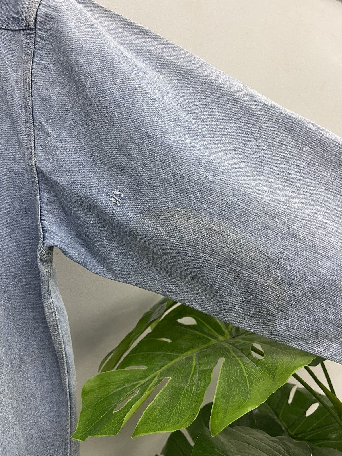 Sugar Cane Vintage Sugar Cane Double Pocket Work Shirt Distressed Size US XL / EU 56 / 4 - 10 Thumbnail
