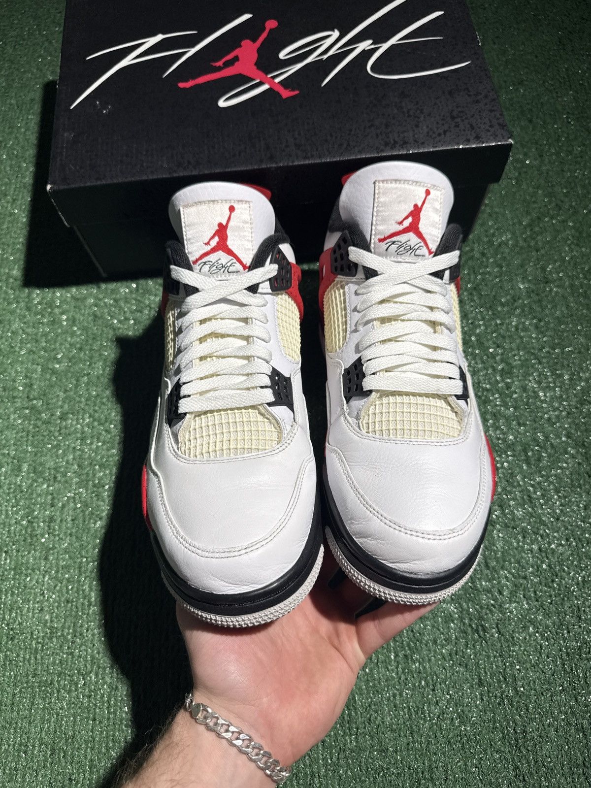 Jordan Brand Jordan 4 red cement size 11 Size US 11 / EU 44 - 2 Thumbnail