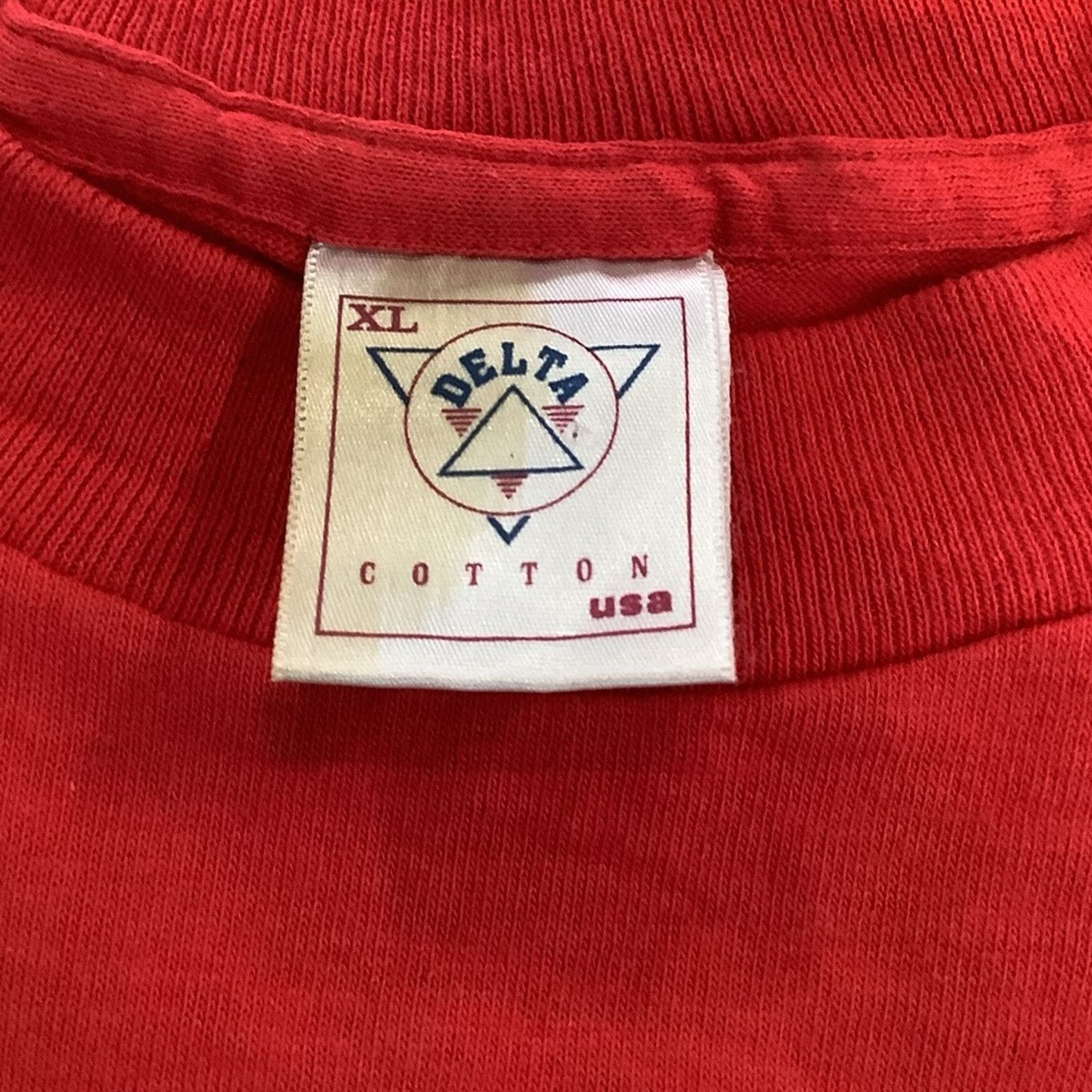 Delta 1991 July 4th America Vintage T-shirt Size US XL / EU 56 / 4 - 5 Thumbnail