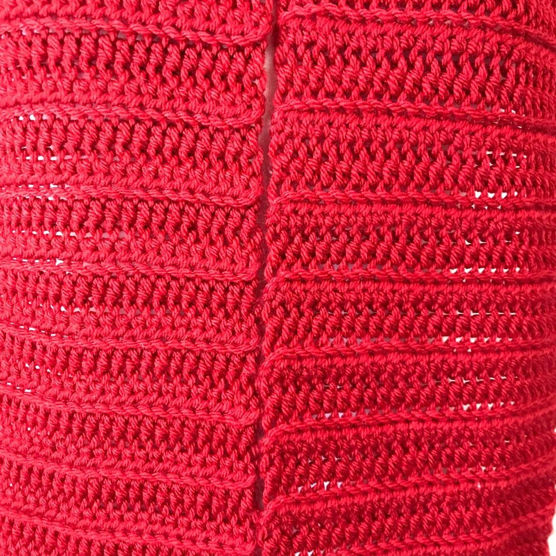 Handmade NWT Handmade Crocheted Christmas Textured Beanie & Scarf 61” Size ONE SIZE - 3 Thumbnail
