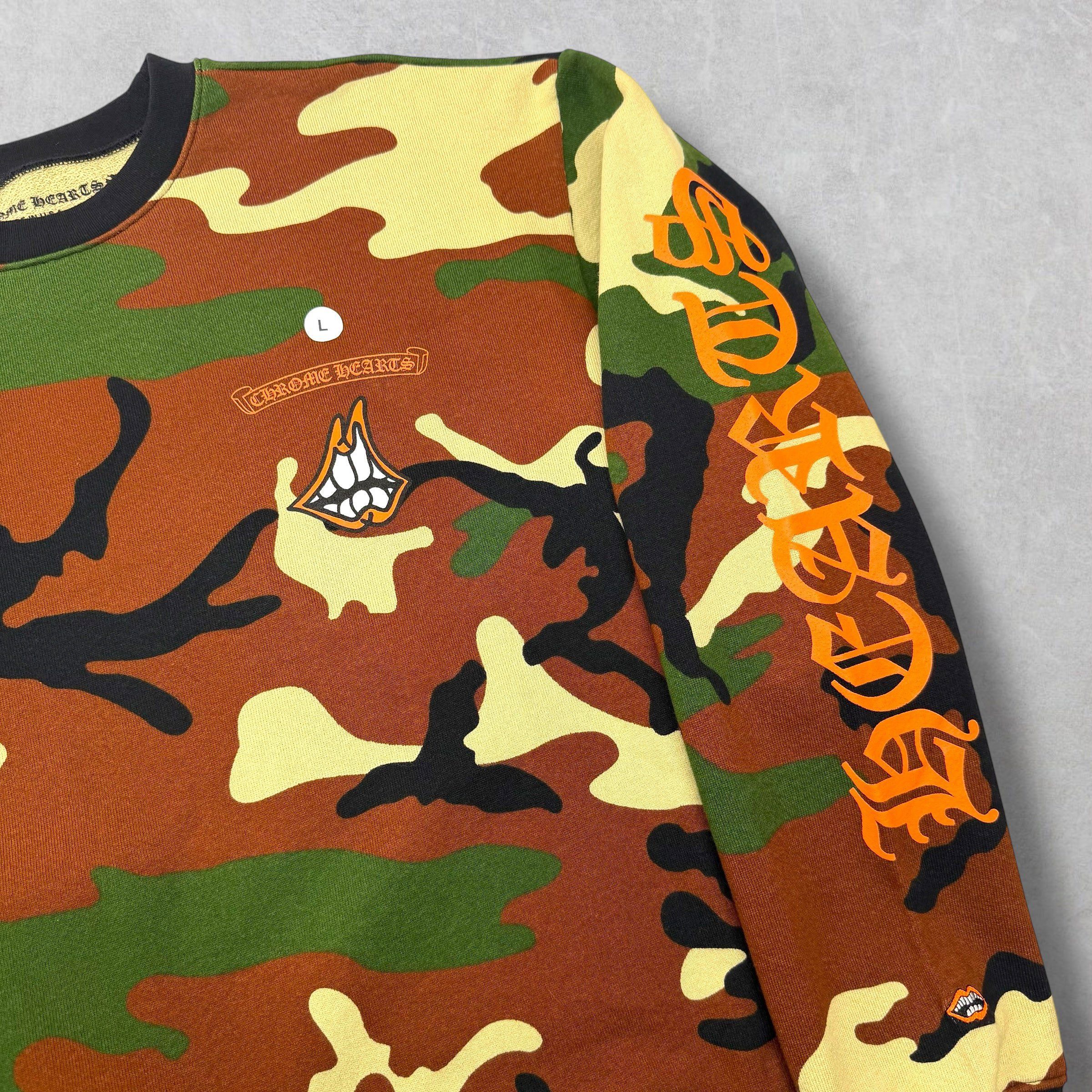 Chrome Hearts Chrome Hearts Matty Boy Caution Crewneck L Size US L / EU 52-54 / 3 - 4 Thumbnail