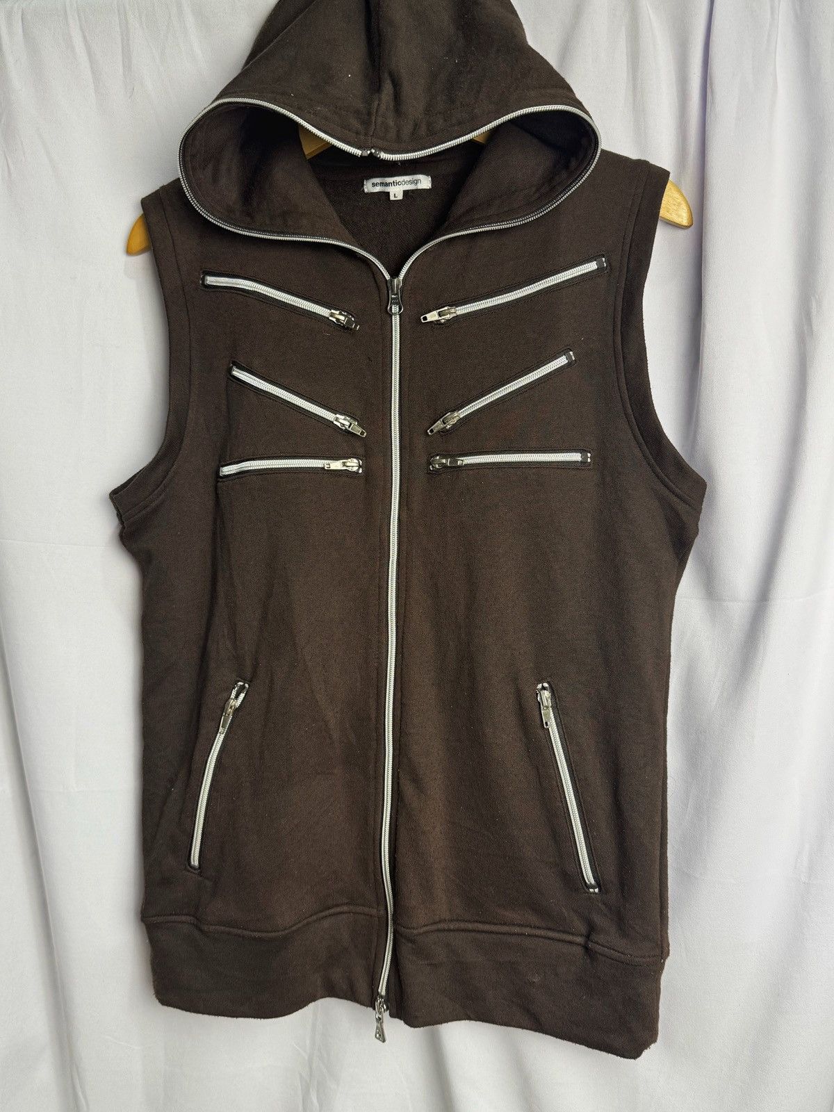 semanticdesign semanticdesign hoodie sleeveless multi zipper Size US M / EU 48-50 / 2 - 2 Thumbnail