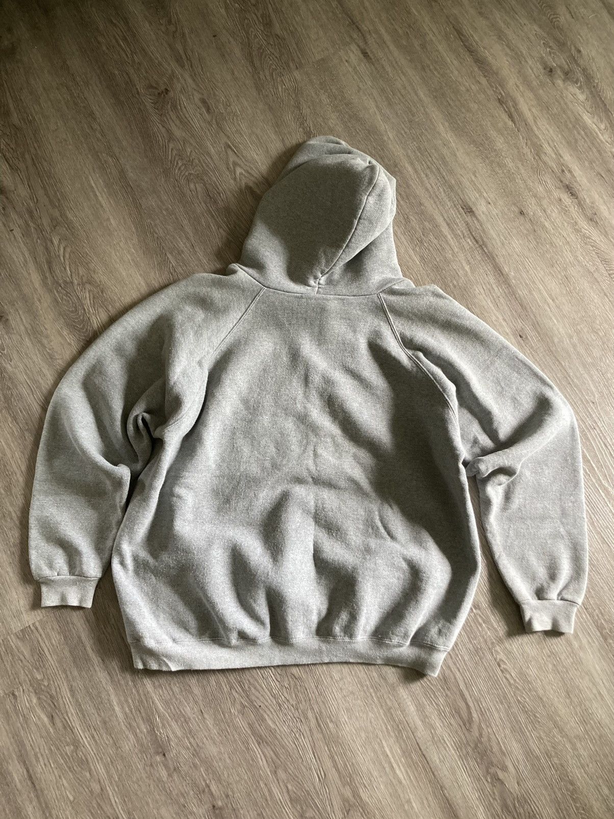 Adidas 1990s Adidas Trefoil Heavyweight Baggy Pullover Hoodie Size US L / EU 52-54 / 3 - 7 Thumbnail