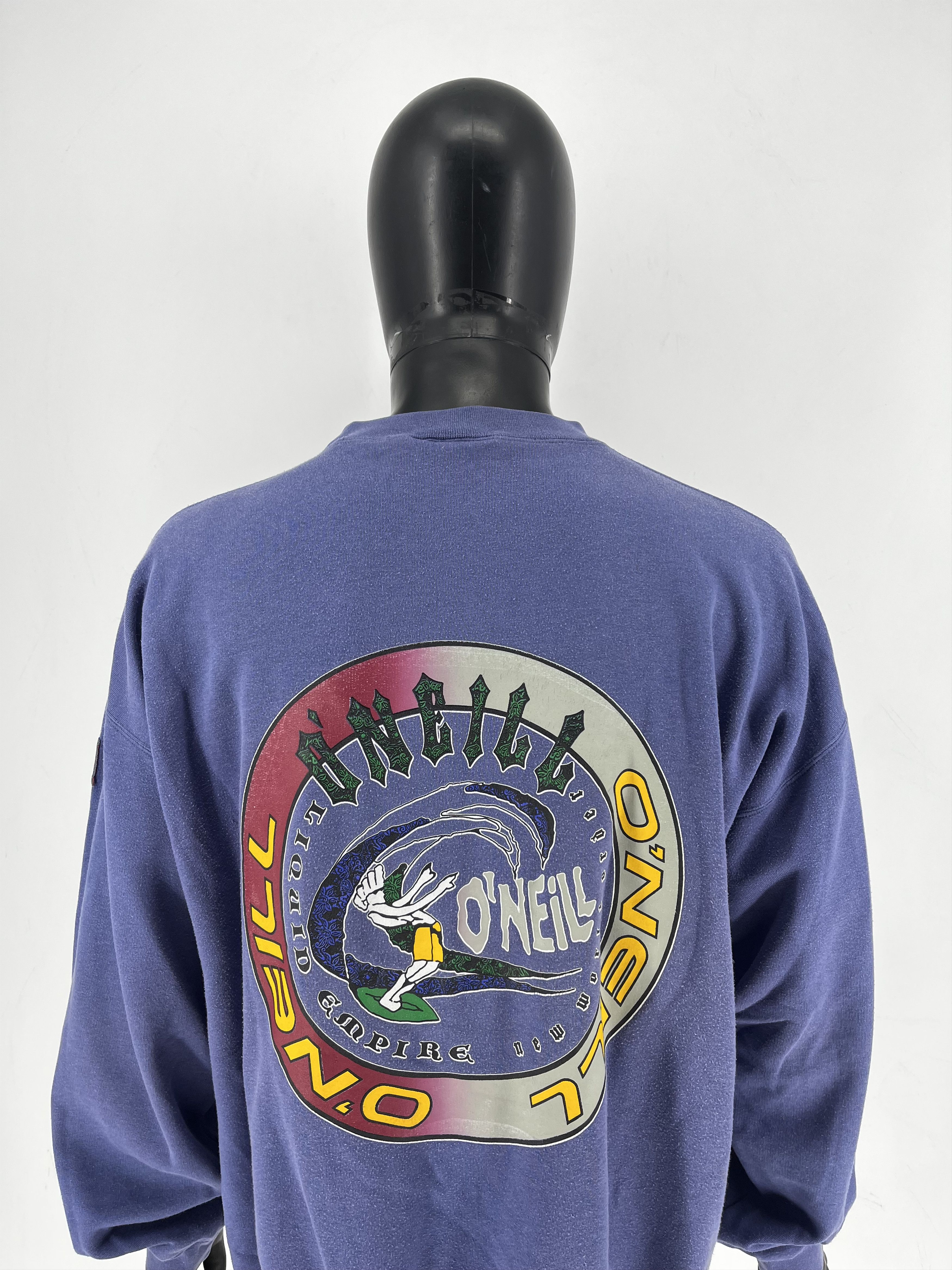 O'Neill Share 90s O’Neill Vintage Blue Crewneck Sweatshirt XL Size US XL / EU 56 / 4 - 1 Thumbnail
