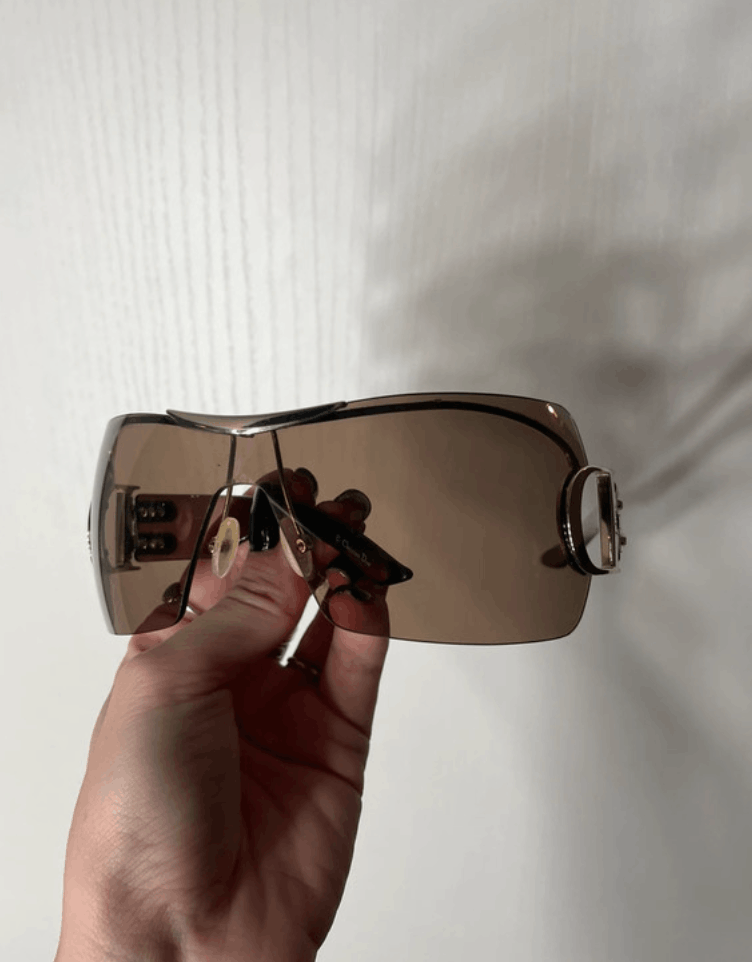 Dior DIOR Sunglasses Airspeed Mask Ski Wrap Shield Logo RI956 Size ONE SIZE - 4 Thumbnail