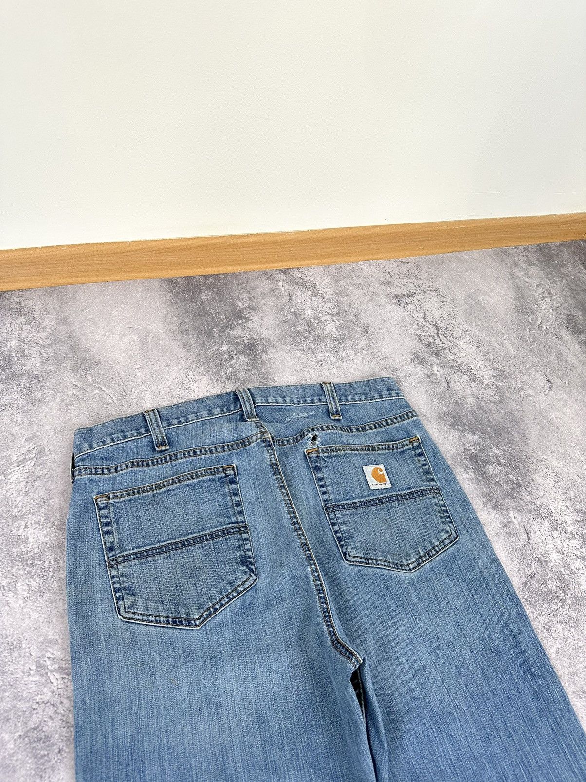 Carhartt Vintage Carhartt American Light Blue Denim Y2K Opium Jeans Size US 36 / EU 52 - 6 Thumbnail