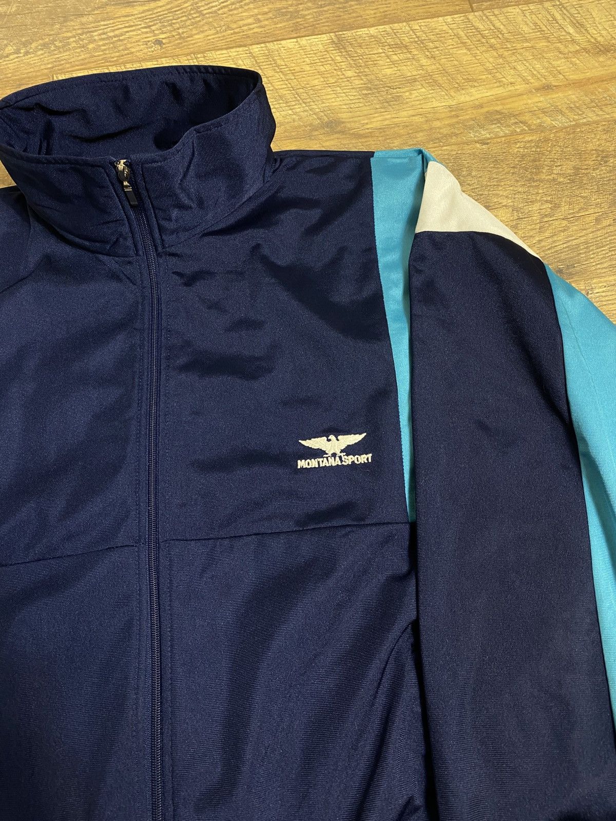 Vintage VINTAGE MONTANA SPORT Tracksuit 80s 90s Blue Track Suit Set Size US XL / EU 56 / 4 - 4 Thumbnail