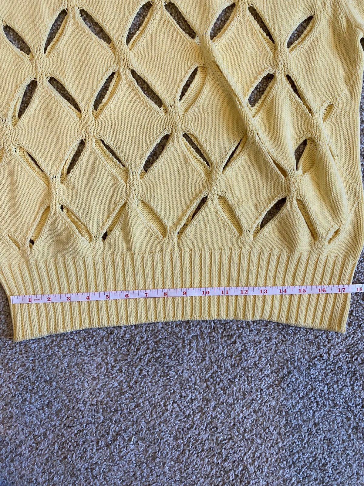 Stefan Cooke Stefan Cooke Yellow Slashed knitwear Size US L / EU 52-54 / 3 - 9 Thumbnail
