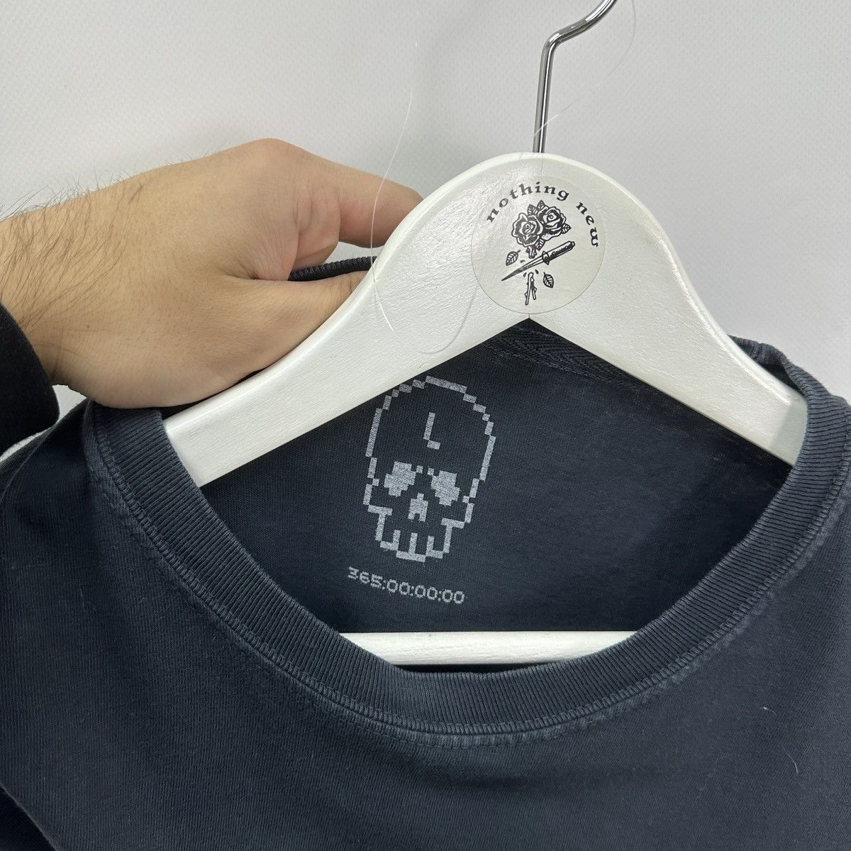 Other Unus Annus Memento Mori Founder longsleev Skull Hourglass og Size US XL / EU 56 / 4 - 7 Thumbnail