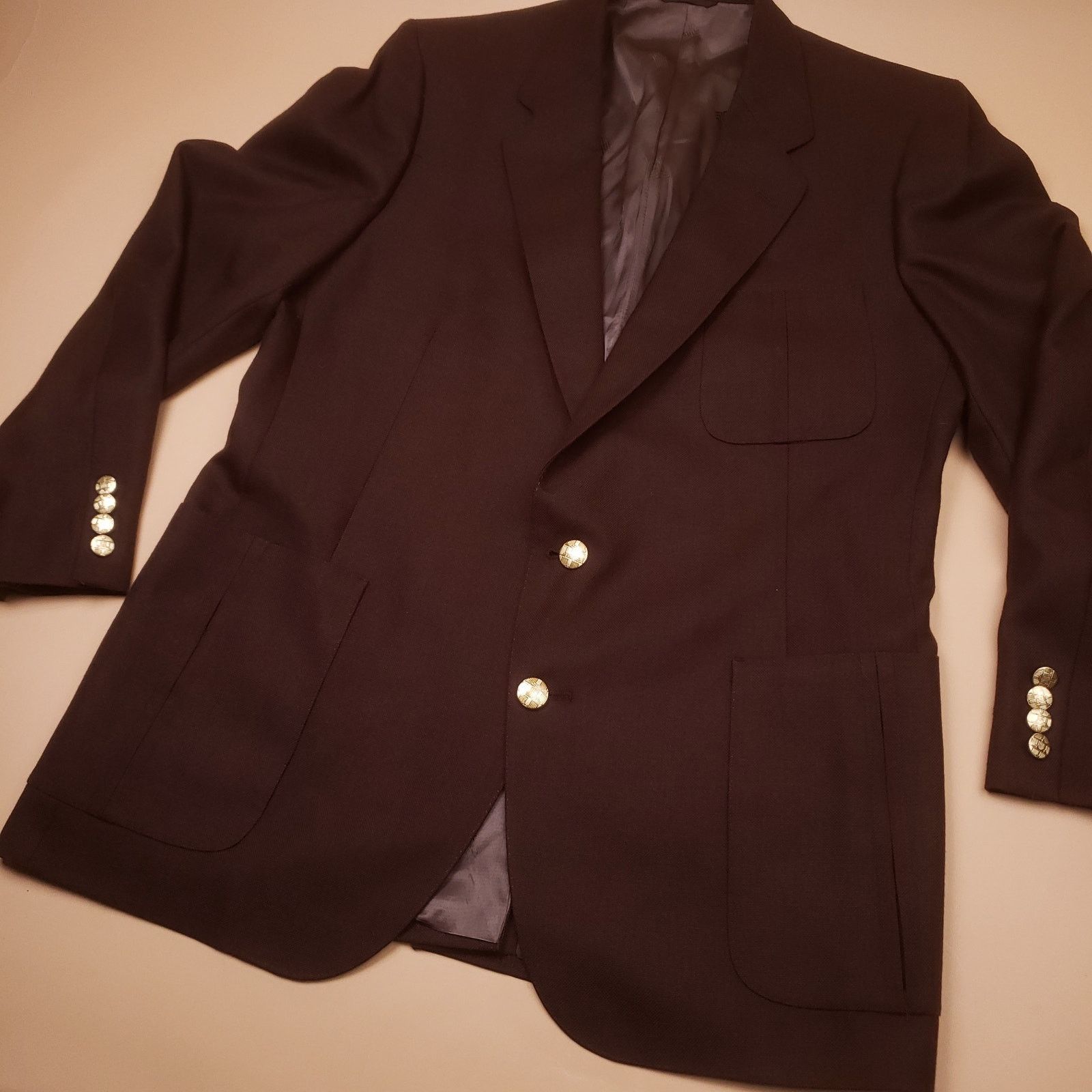 Lanvin Vintage 90s Lanvin Paris Brown Blazer Jacket Wool Blend Rare Size US XL / EU 56 / 4 - 5 Thumbnail