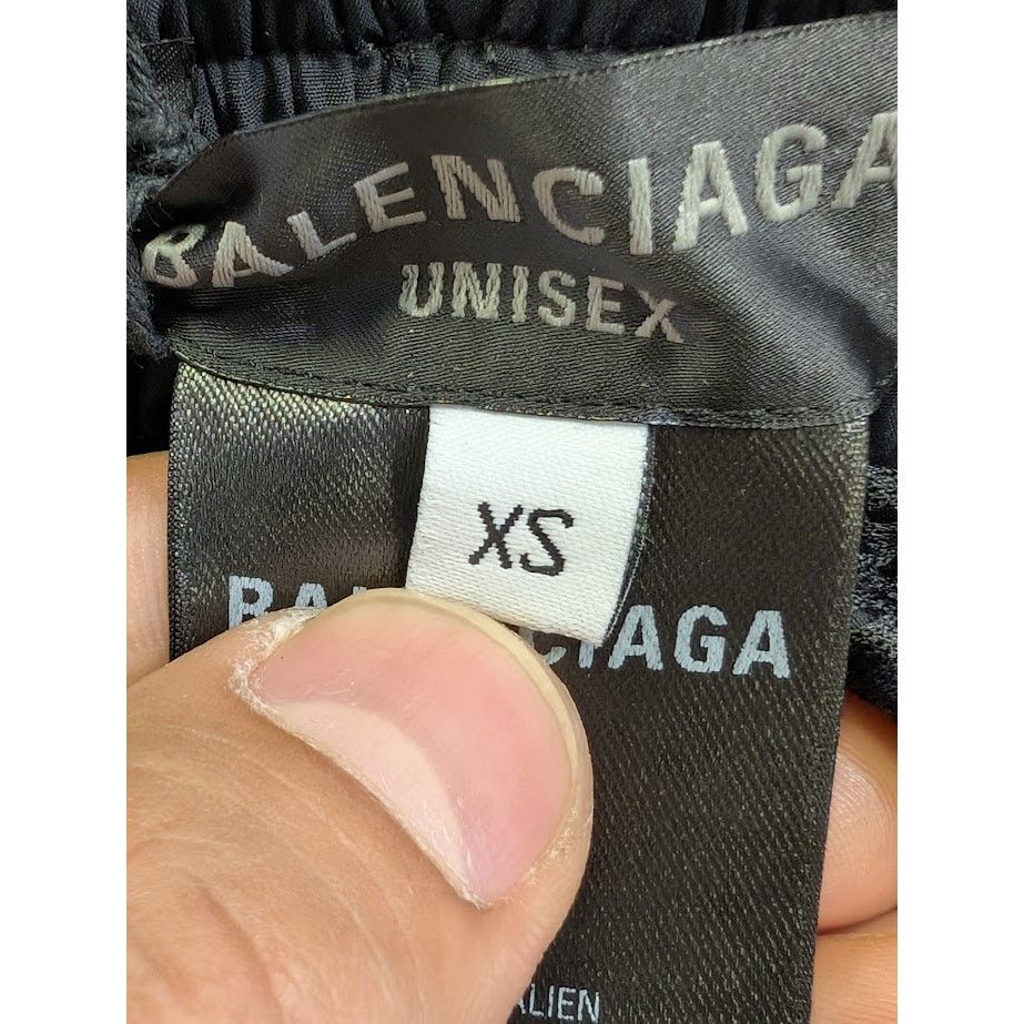 Balenciaga o1rshd1 Tracksuit Pants Nylon in Black Size US 28 / EU 44 - 15 Thumbnail