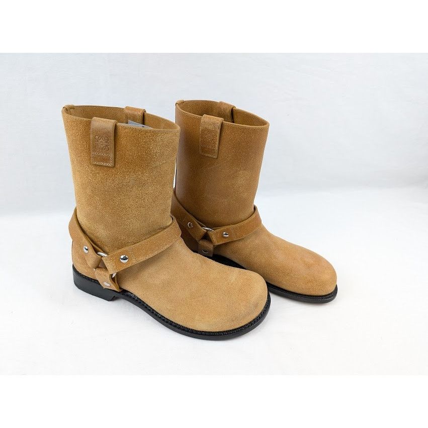 Loewe o1rshd1 Campo Biker Boots in Brown Size US 8 / EU 41 - 20 Thumbnail