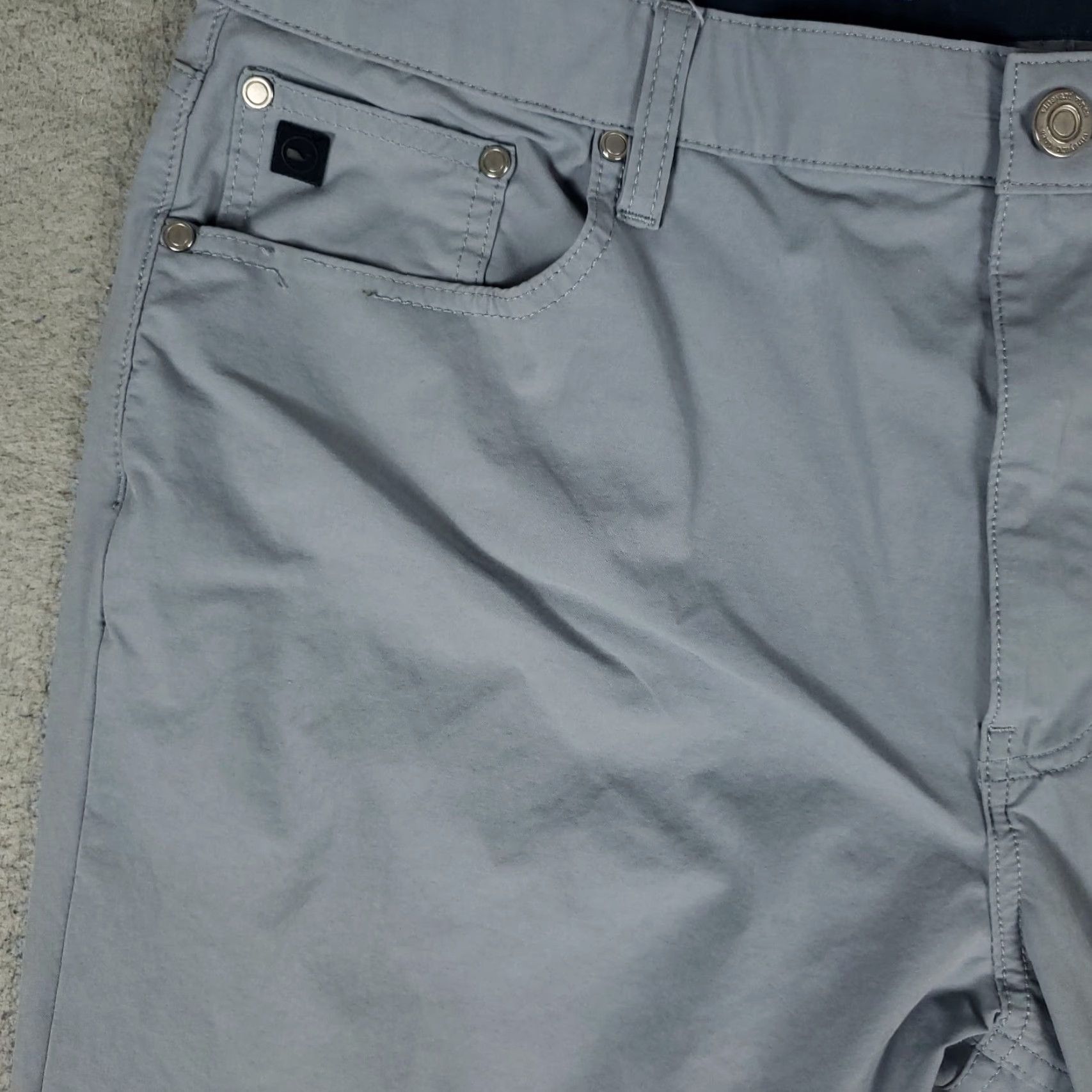 Vineyard Vines Vineyard Vines Jeans Mens 36x30 Gray Stretch 5 Pocket Straight Leg Pants Jeans Size US 36 / EU 52 - 2 Thumbnail