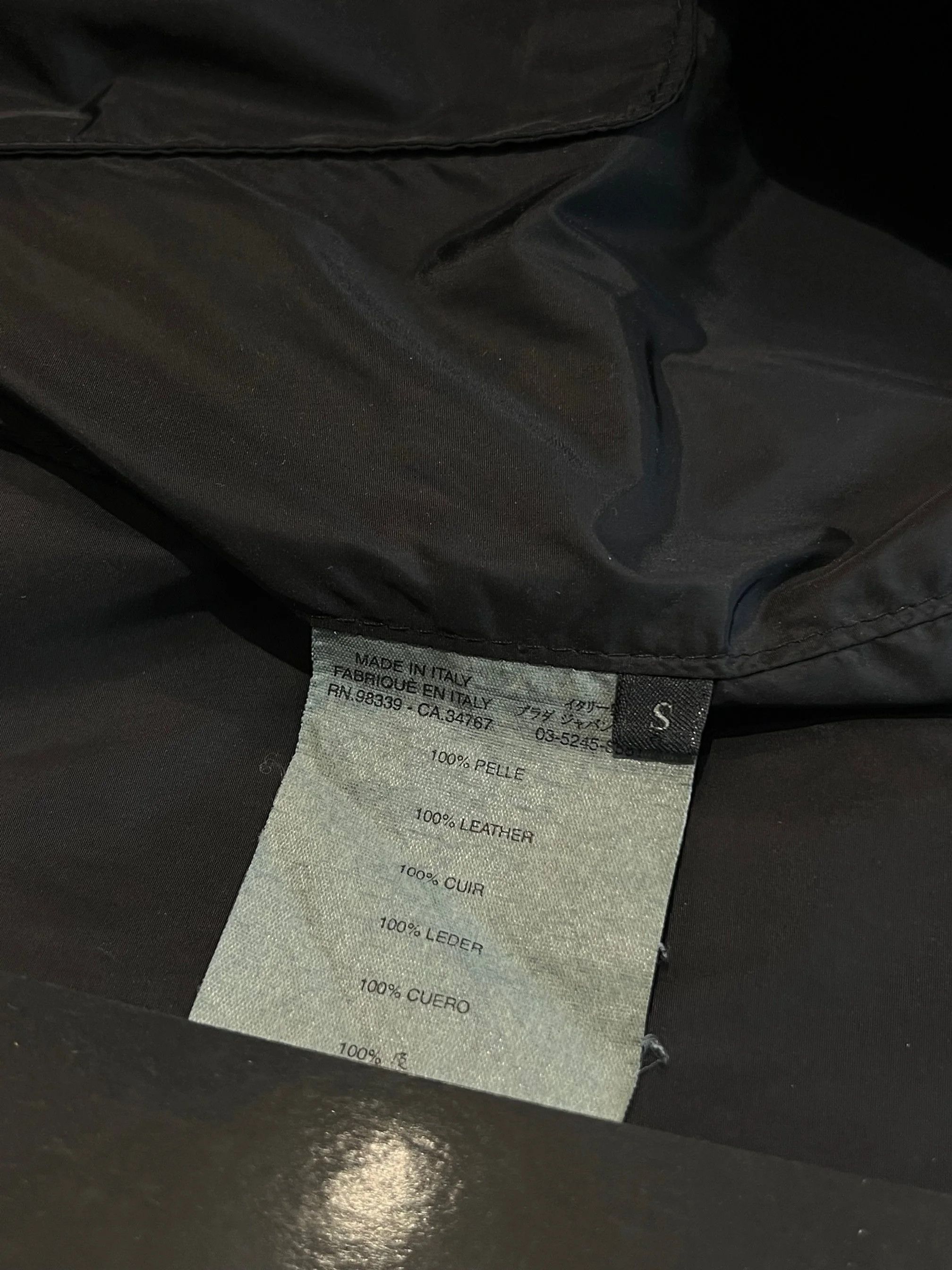 Prada Prada Men’s Long Leather Coat Size US S / EU 44-46 / 1 - 10 Thumbnail