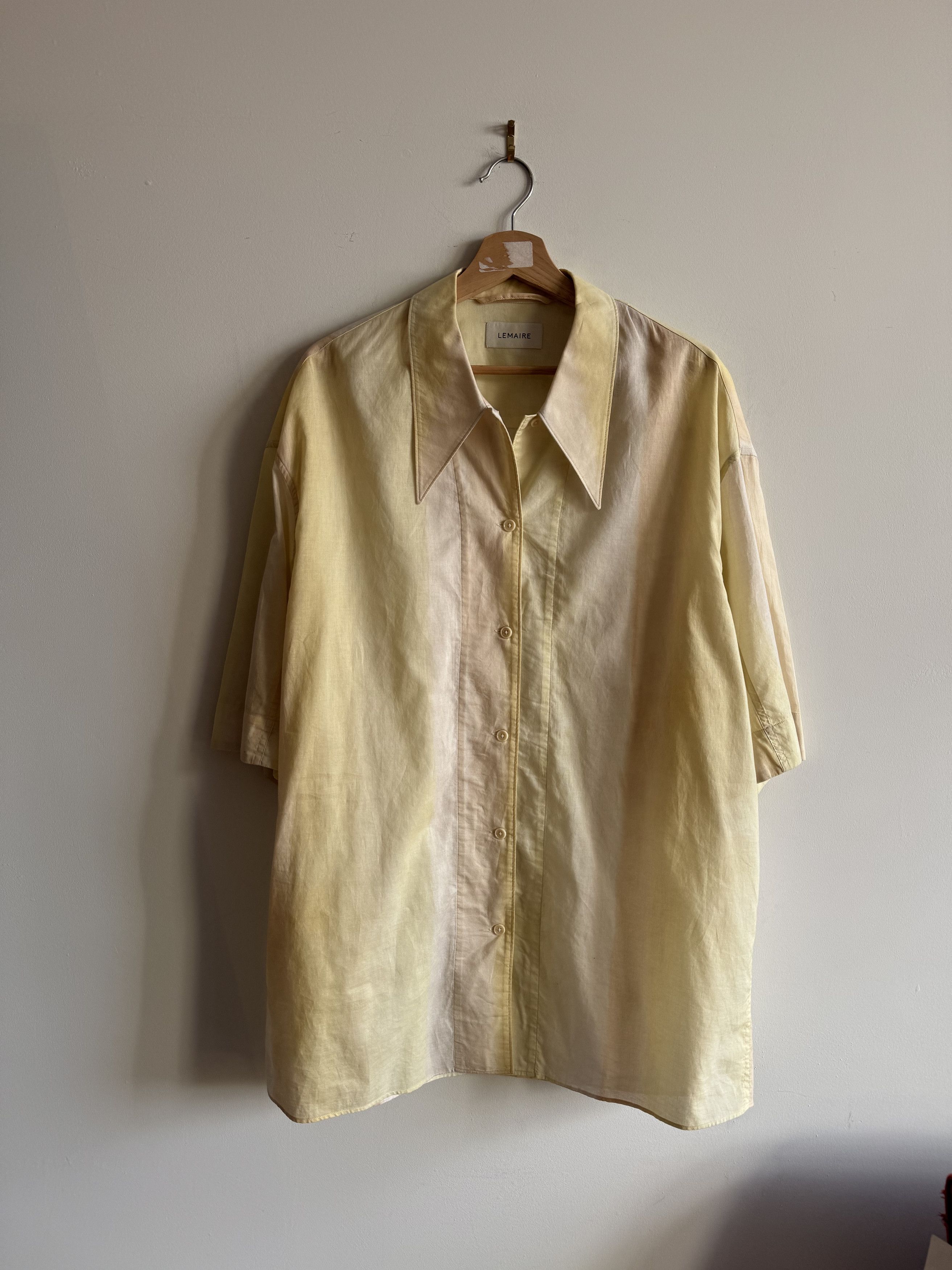 LEMAIRE jinghi sas シャツ Lemaire Lemaire jinghi sas shirt S fit L/XL | Grailed
