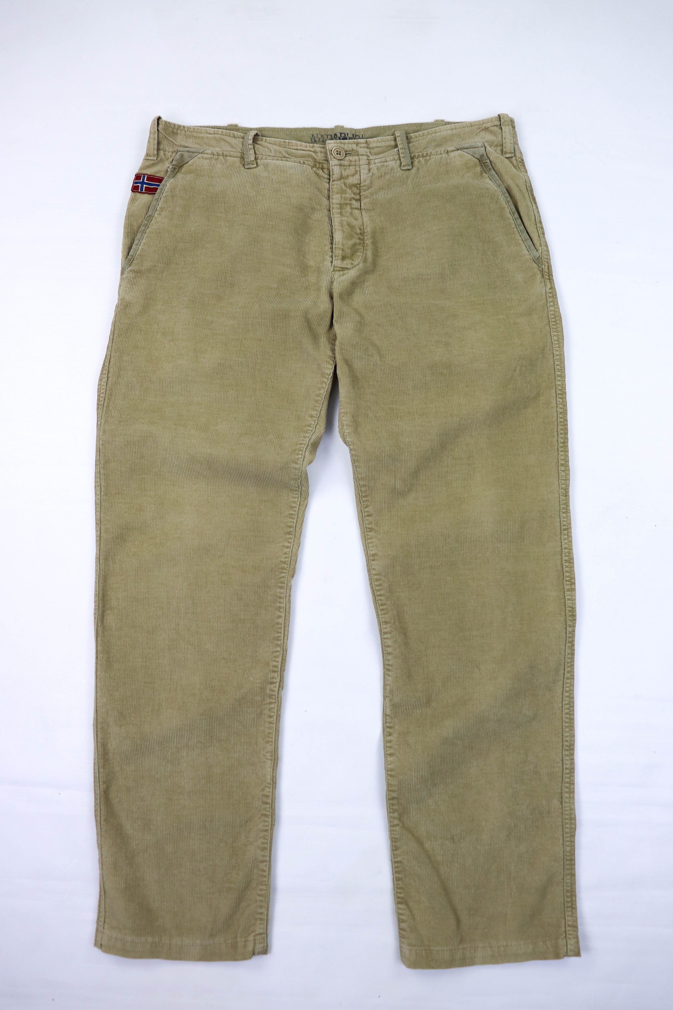 Napapijri Napapijri Sand Beige Corduroy Trousers Pants Size US 36 / EU 52 - 1 Thumbnail