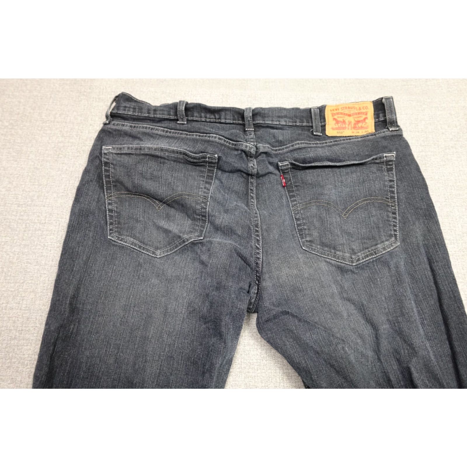 Levi's Levi's 559 Jeans Men 38x30 Blue Relaxed Straight Dark Wash Denim Rancher Cowboy Jeans Mens Size US 38 / EU 54 - 5 Thumbnail