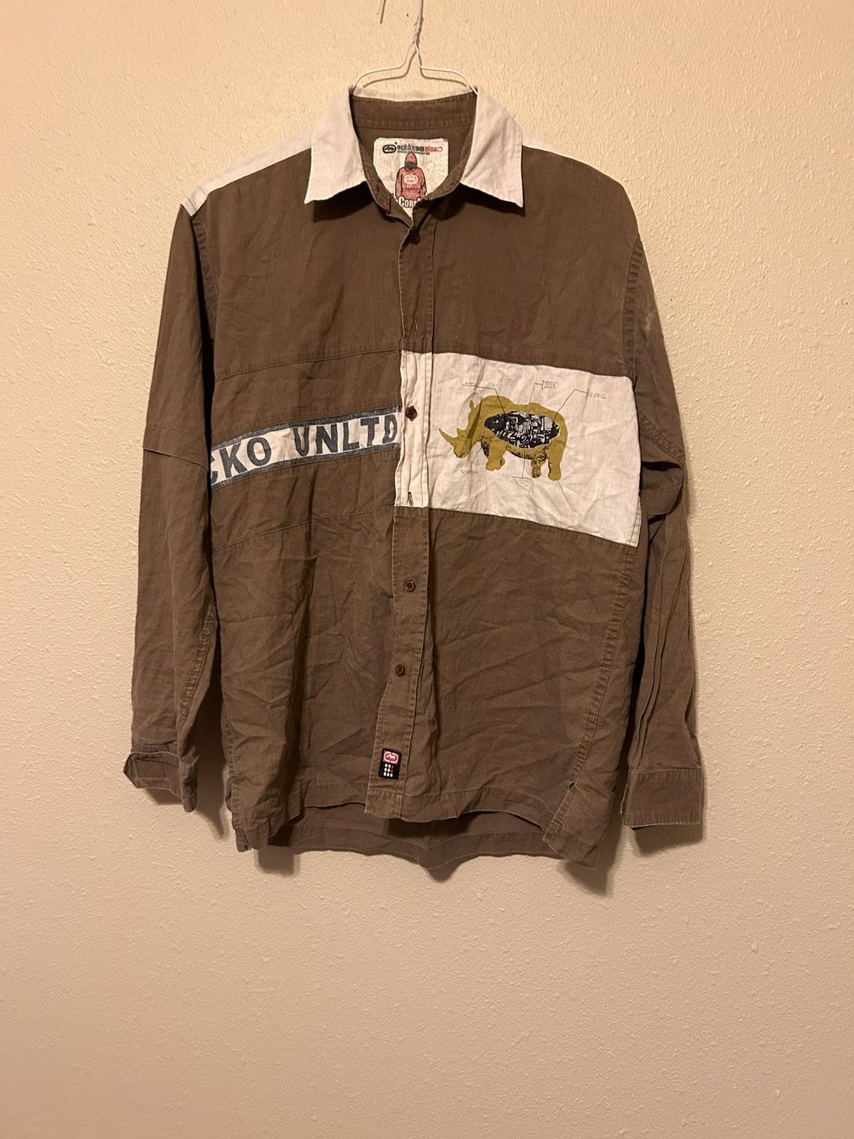 Ecko Unltd. × Vintage Mens vintage ecko button up shirt Size US M / EU 48-50 / 2 - 1 Thumbnail