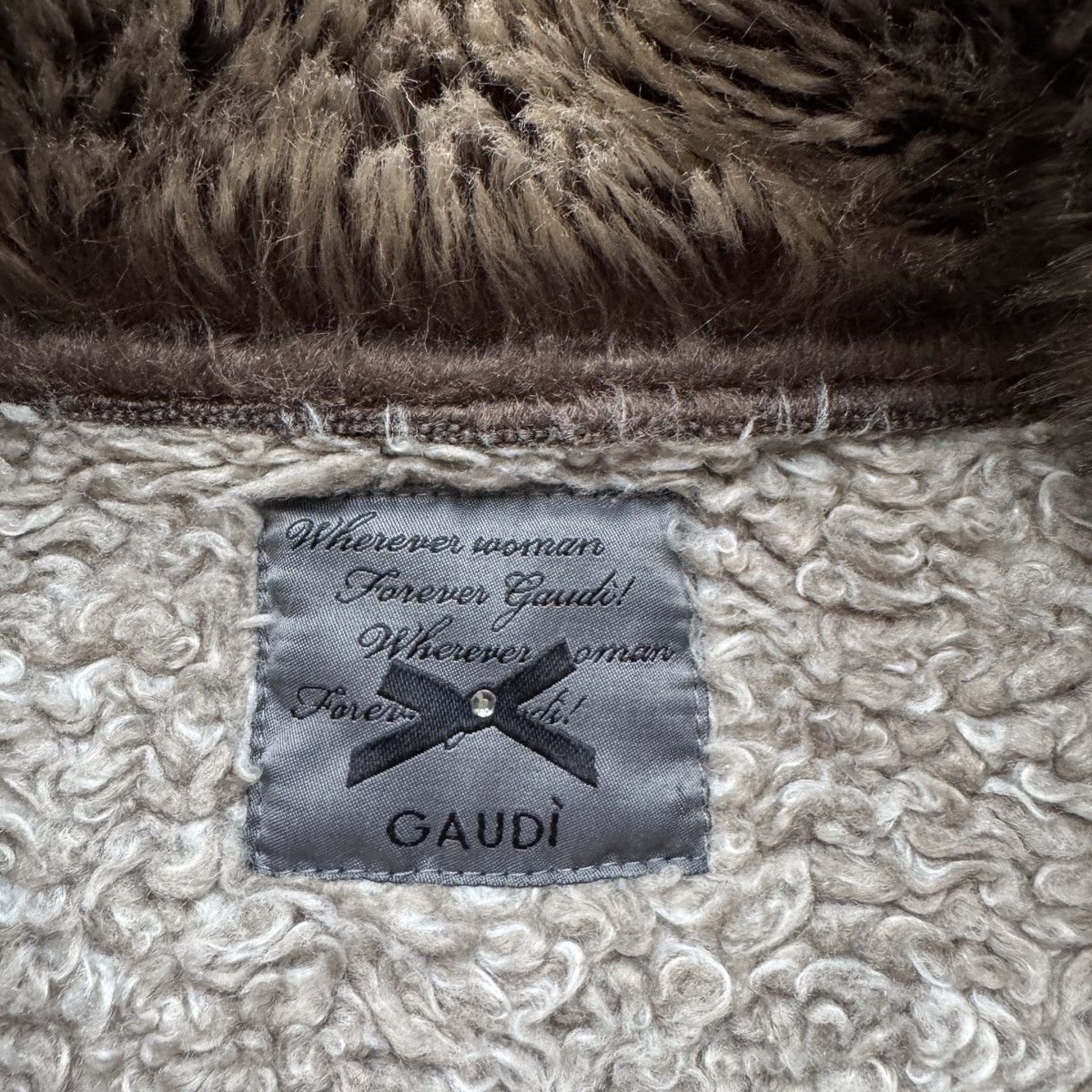 Hysteric Glamour 2000’s Vintage Y2K Faux Fur Sheepskin Winter Jacket Size M / US 6-8 / IT 42-44 - 11 Thumbnail