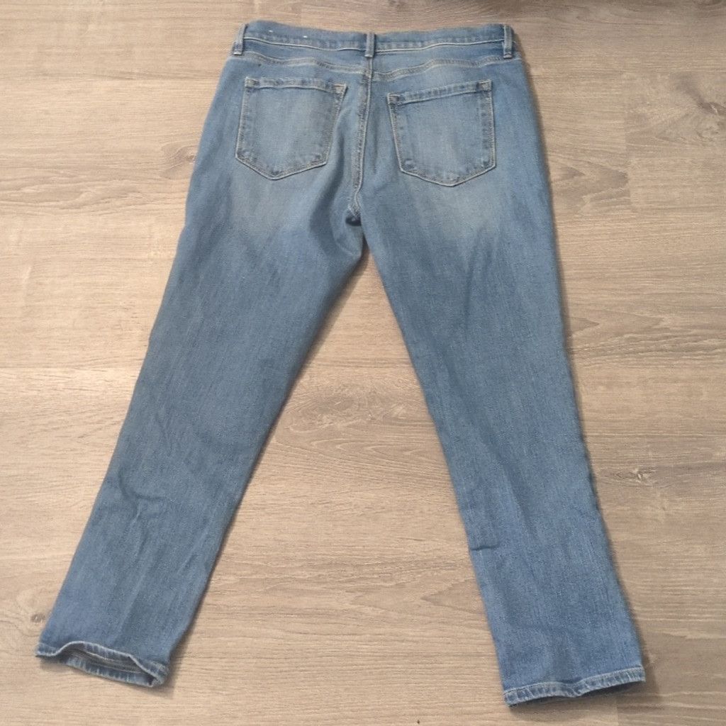 Loft Loft distressed modern demo crop jeans size 6 Size 28" / US 6 / IT 42 - 6 Thumbnail
