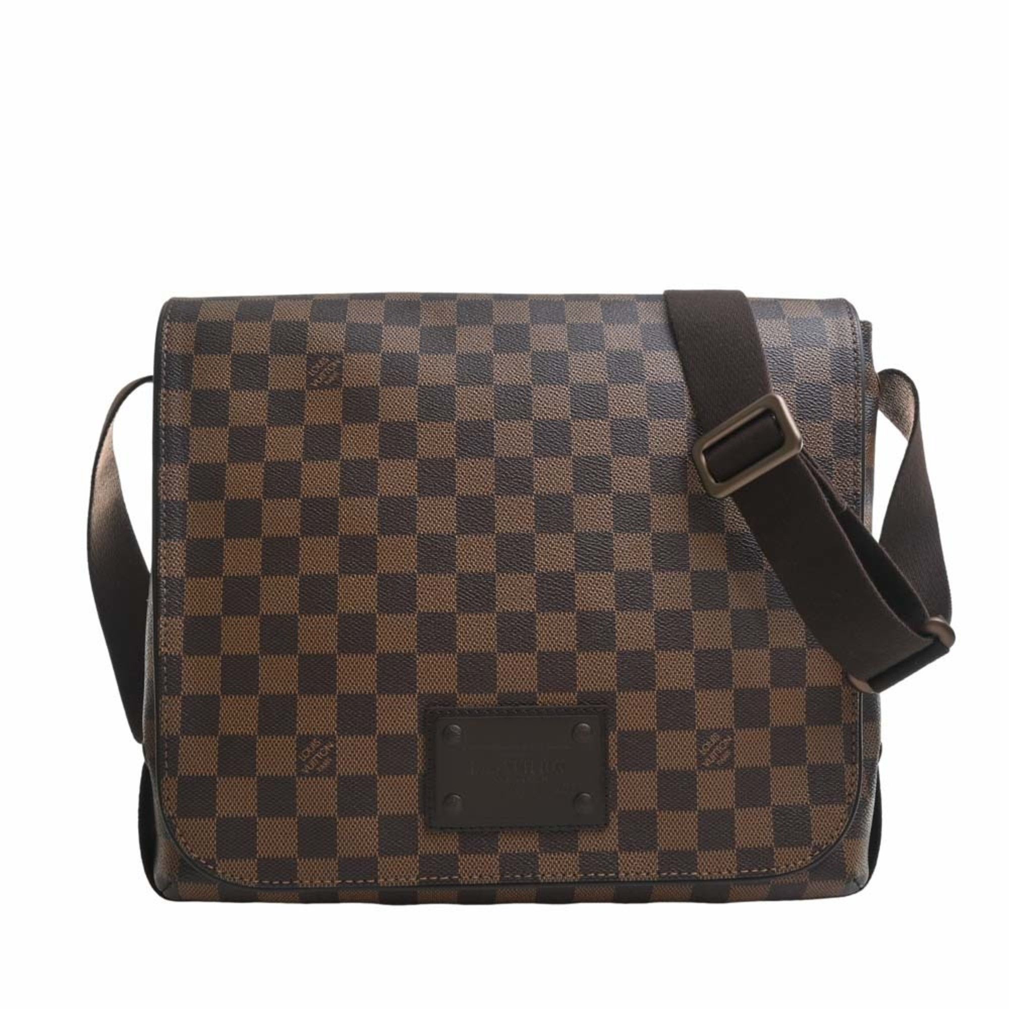 Louis Vuitton N51211 Damier Brooklyn MM Messenger Bag