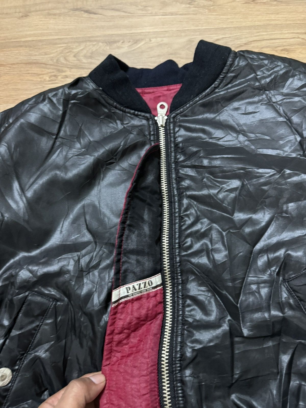 Other Vintage Pazzo Reversible Patchworks Bikers Jacket Size US M / EU 48-50 / 2 - 11 Thumbnail