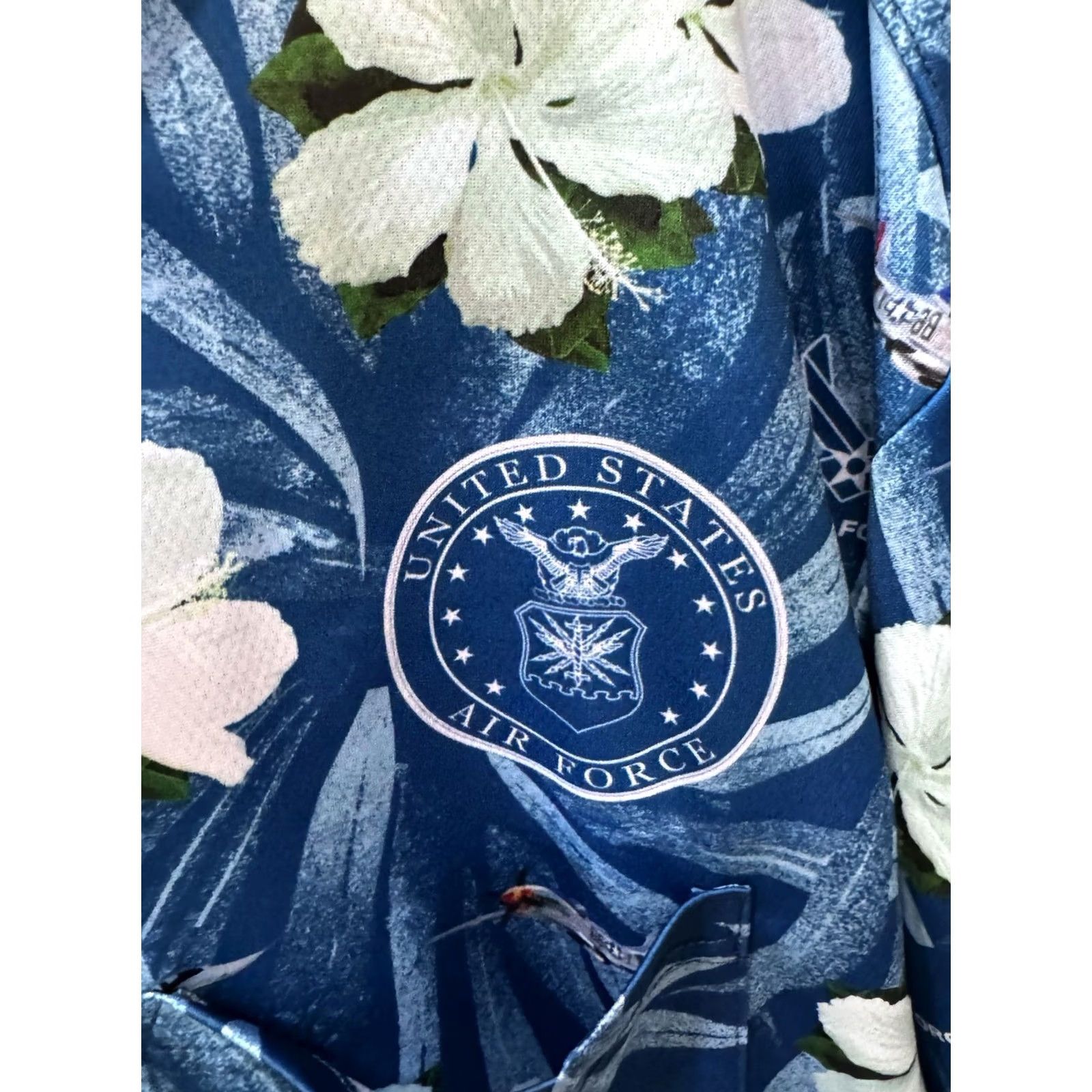 Vintage RARE United States Air Force Licensed Hawaiian SHORT SLEEVE BUTTON UP SHIRT XL Size US XL / EU 56 / 4 - 5 Thumbnail