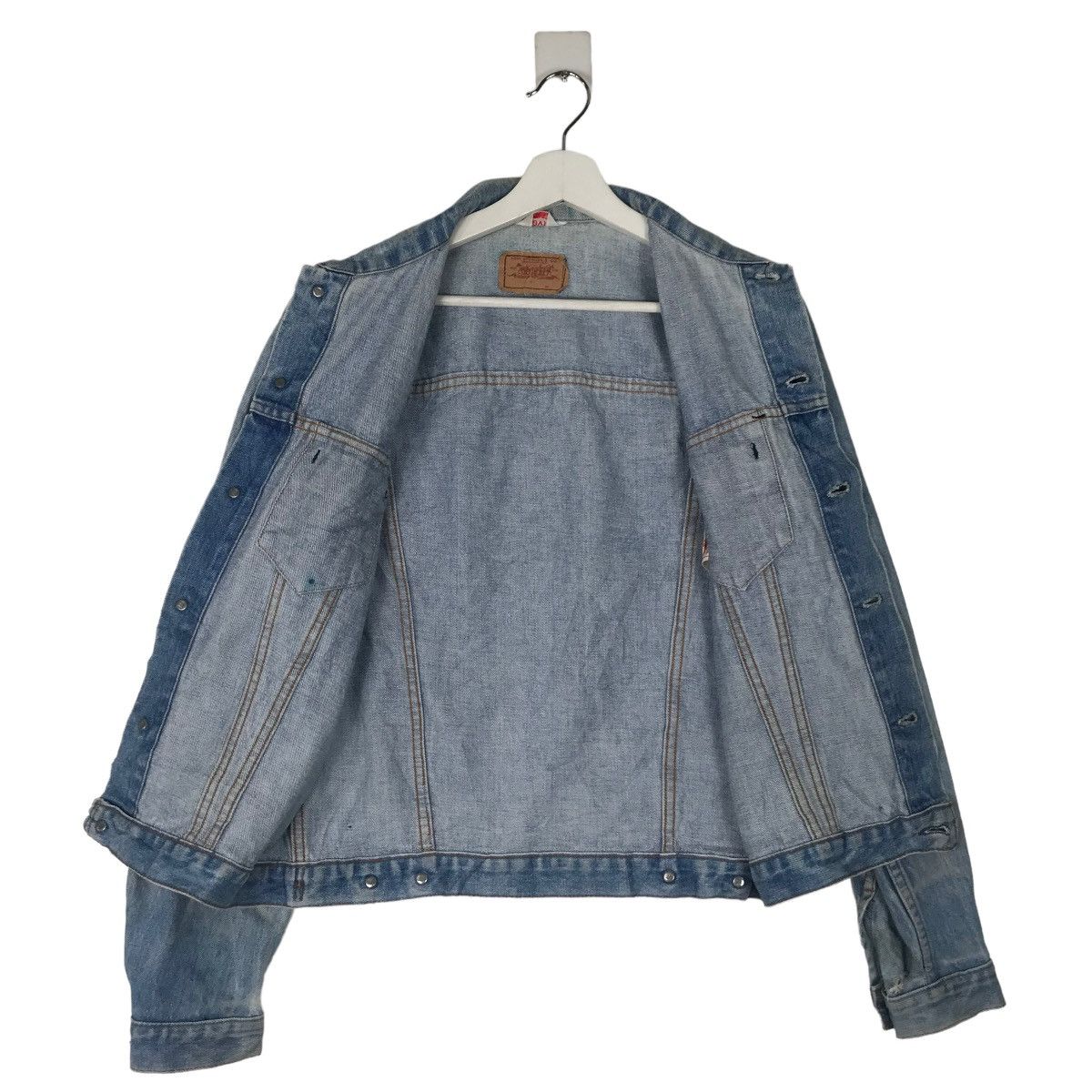 Levi's 🔥 90s RARE VINTAGE LEVIS 705 TRUCKER JACKET MADE IN FRANCE Size US M / EU 48-50 / 2 - 7 Thumbnail