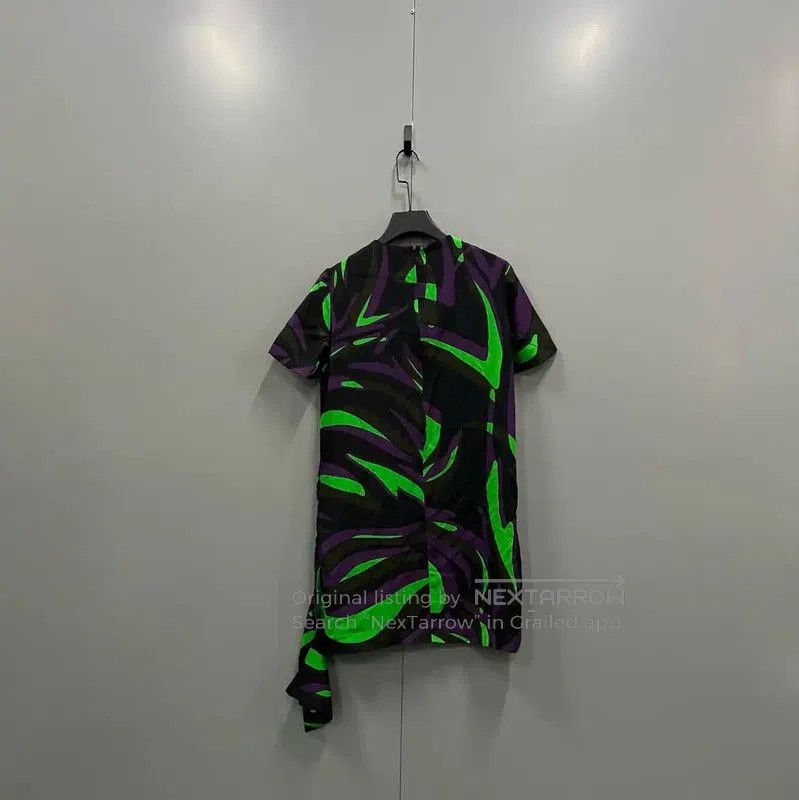 Versace Versace Summer Blue Cotton Long Sleeve Dress . Size XXS / US 00 / IT 34 - 3 Thumbnail