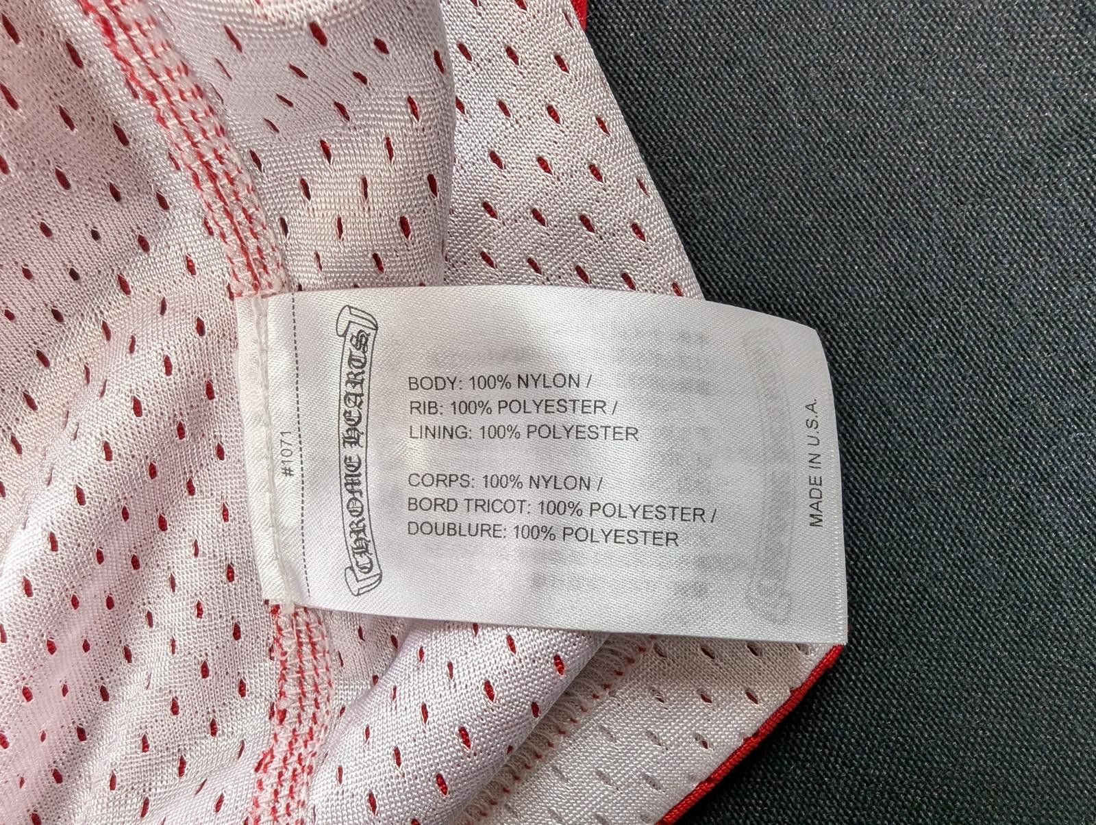 Chrome Hearts Chrome Hearts Reversible Mesh Team 99 Jersey in Red Size US M / EU 48-50 / 2 - 6 Thumbnail