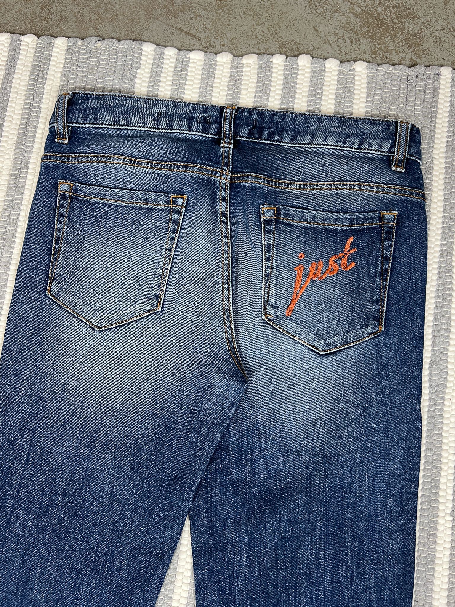 Just Cavalli Just Cavalli Slim Blue Denim Jeans Pants Size US 29 - 5 Thumbnail