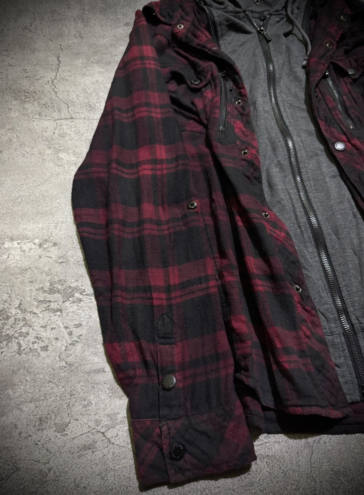 In The Attic IN THE ATTIC DOUBLE LAYER IFSIXWASNINE FLANNEL HOODED Size US L / EU 52-54 / 3 - 5 Thumbnail
