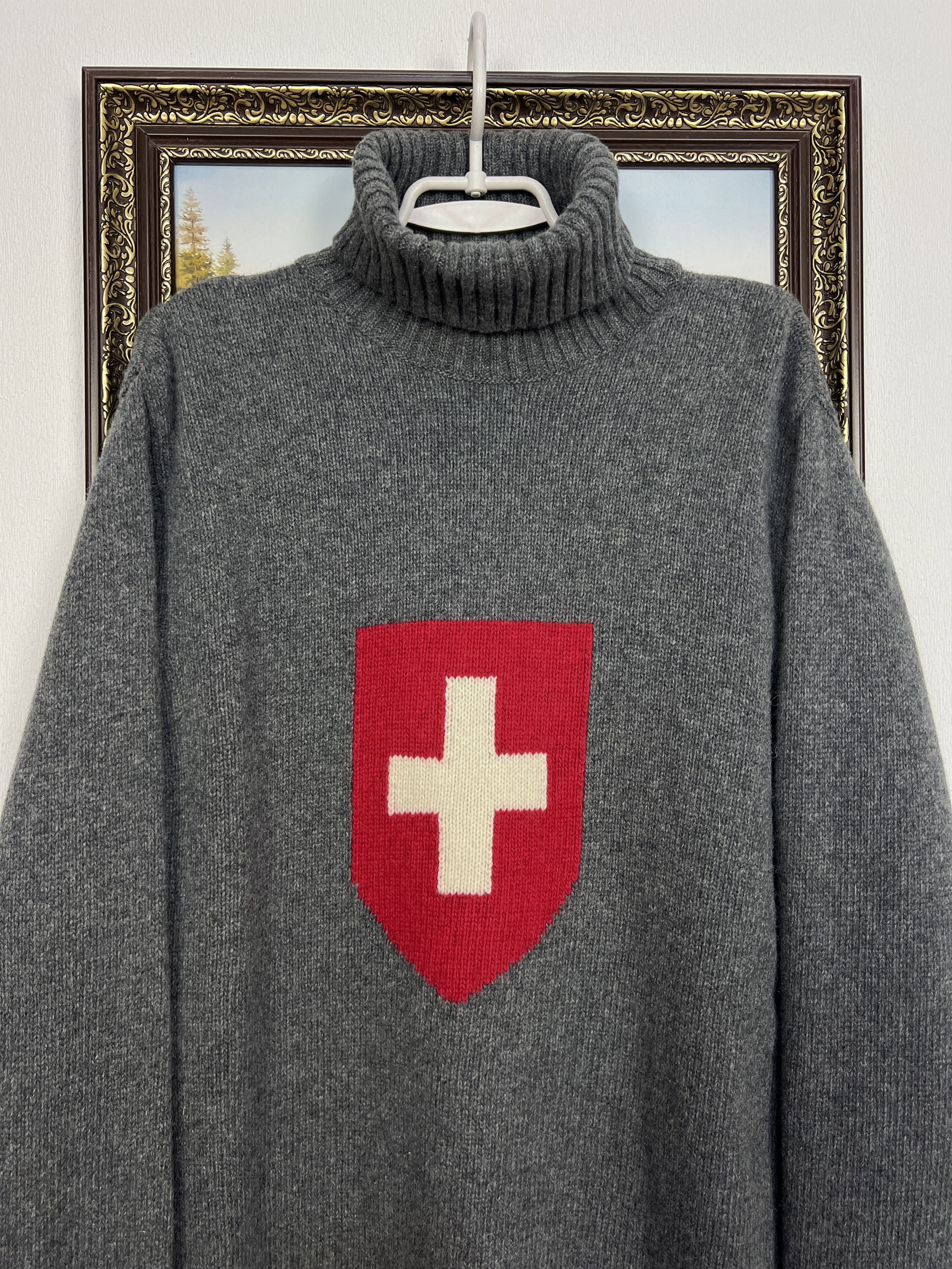 Strellson Swiss Strellson Swiss Cross Sweater Jumper Pullover Rare Size US XL / EU 56 / 4 - 2 Thumbnail