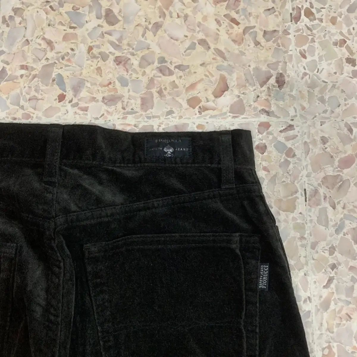 Fiorucci Vintage Fiorucci Black Lot 6213 Cotton Velvet Trousers Pants Size US 26 / EU 42 - 9 Thumbnail