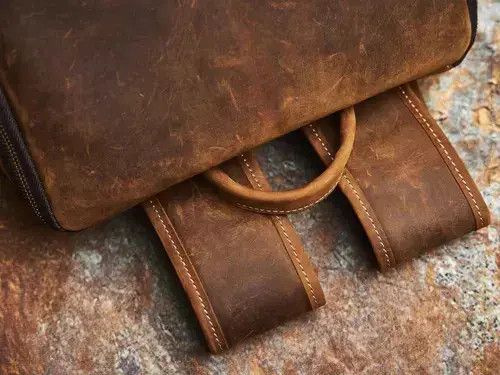 Genuine Leather × Japanese Brand Unique Leather Backpack Retro Style Size ONE SIZE - 4 Thumbnail