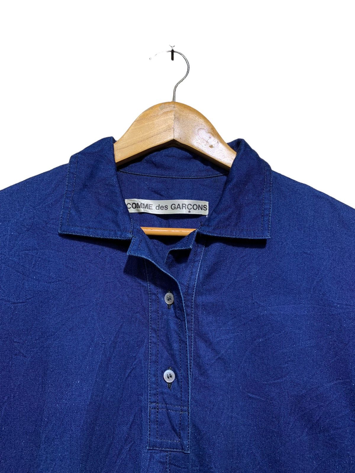 Comme des Garcons 🔥ARCHIVES VTG CDG 80S GOWNS INDIGO BLUE Size S / US 4 / IT 40 - 5 Thumbnail