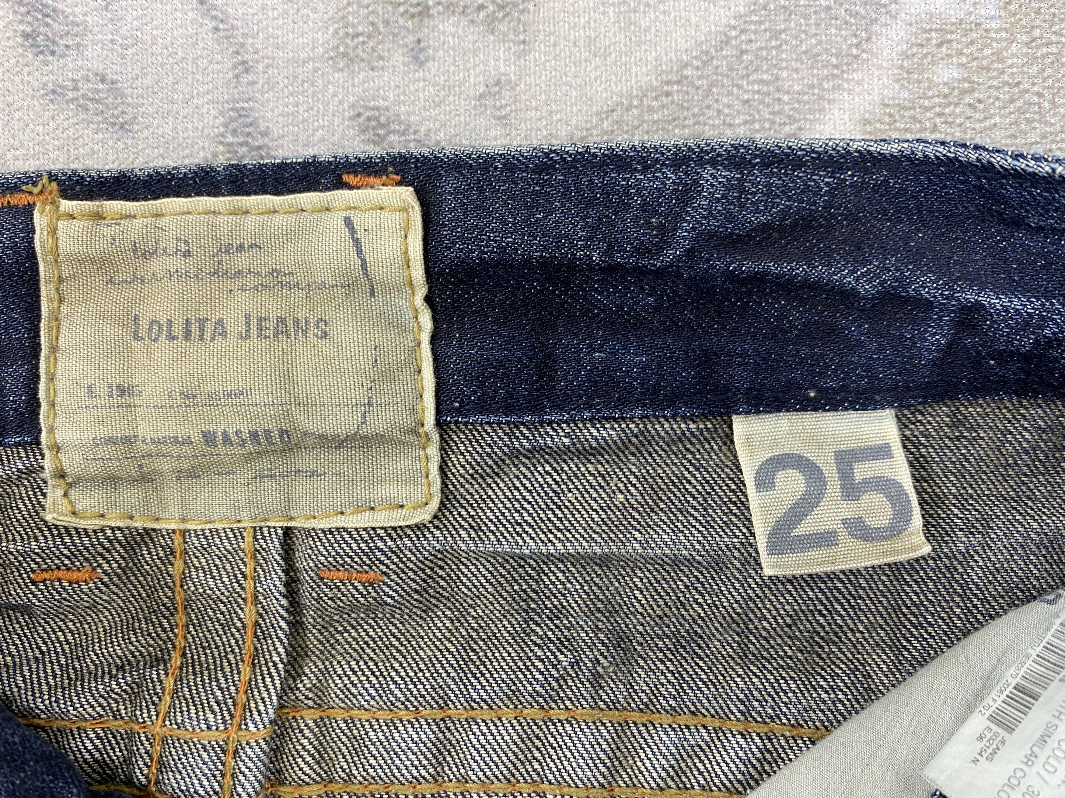 If Six Was Nine Vintage Lolita Low Rise Flare Jeans Denim JN3504 Size US 30 / EU 46 - 9 Thumbnail