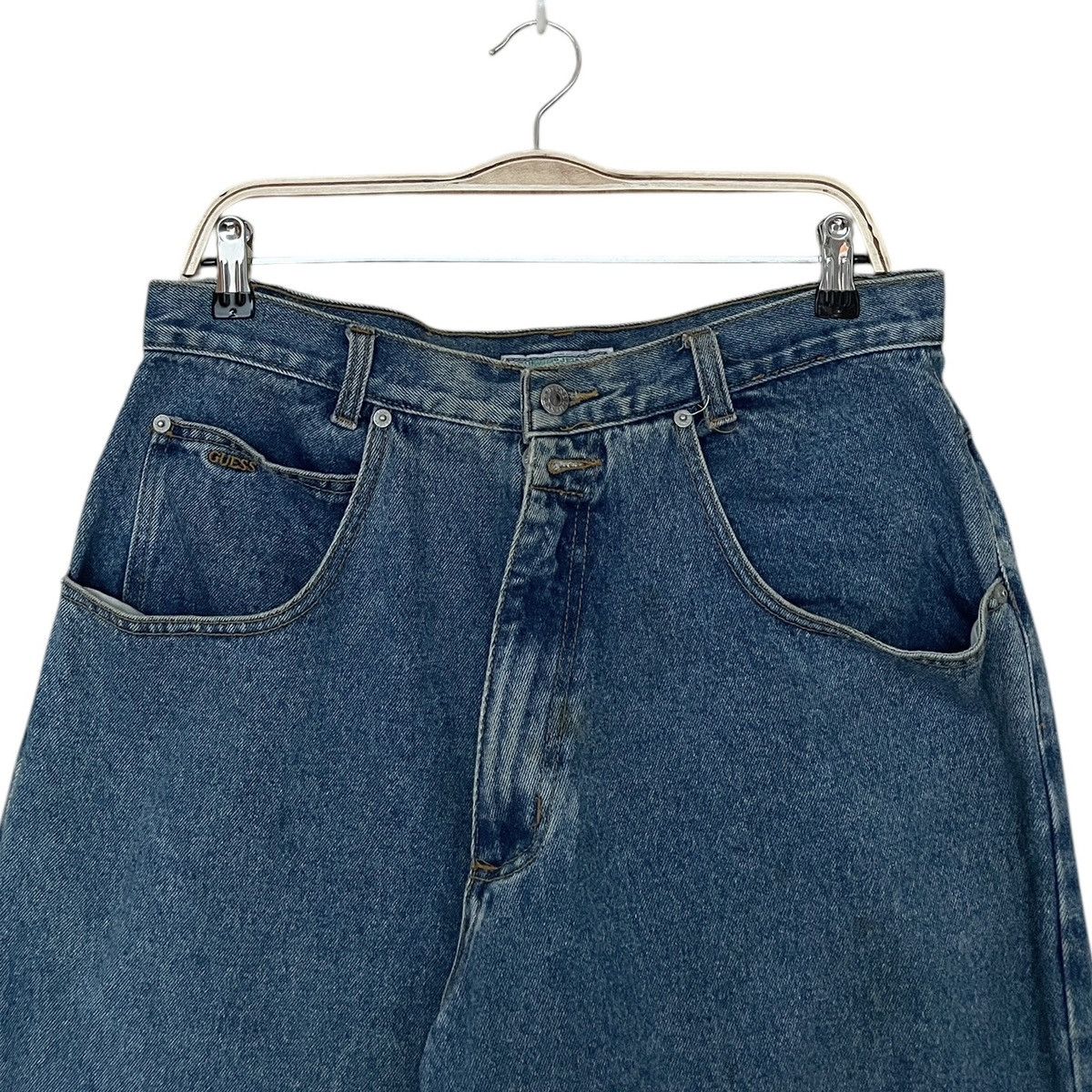 Guess × Vintage Vintage Brand Guess Made In Usa Jeans 1990s Size US 33 - 3 Thumbnail