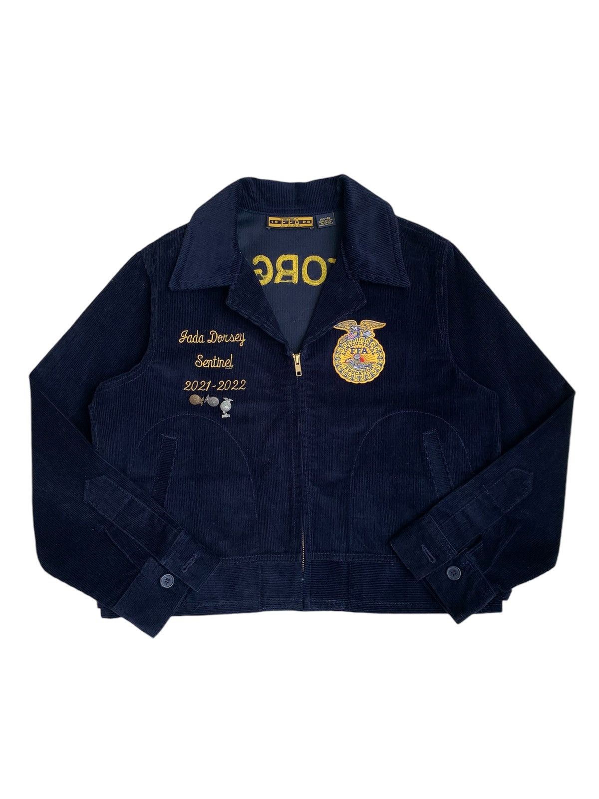 Made In Usa × Very Rare × Vintage IDENTIFIED FFA JACKET GEORGIA  